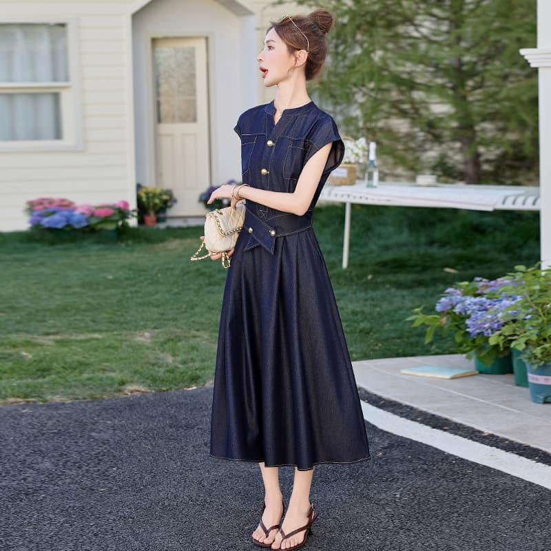 Платье KAISER Короткий Sleeved Платье Женские - изображение 5