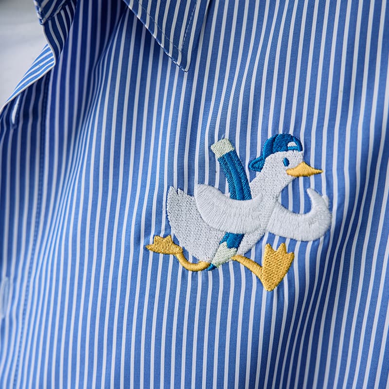 Рубашка WAYNEXZAVIER Blue Men's Shirts WAYNEXZAVIER Синий Мужские Рубашки - изображение 5