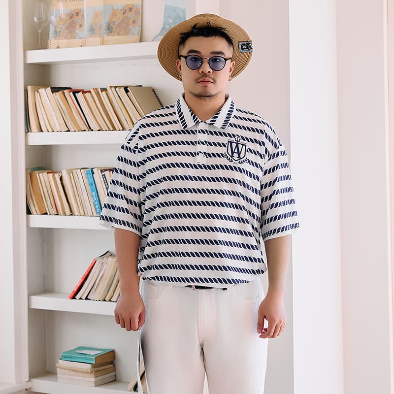 Поло WAYNEXZAVIER Blue Men's Polo - изображение 3