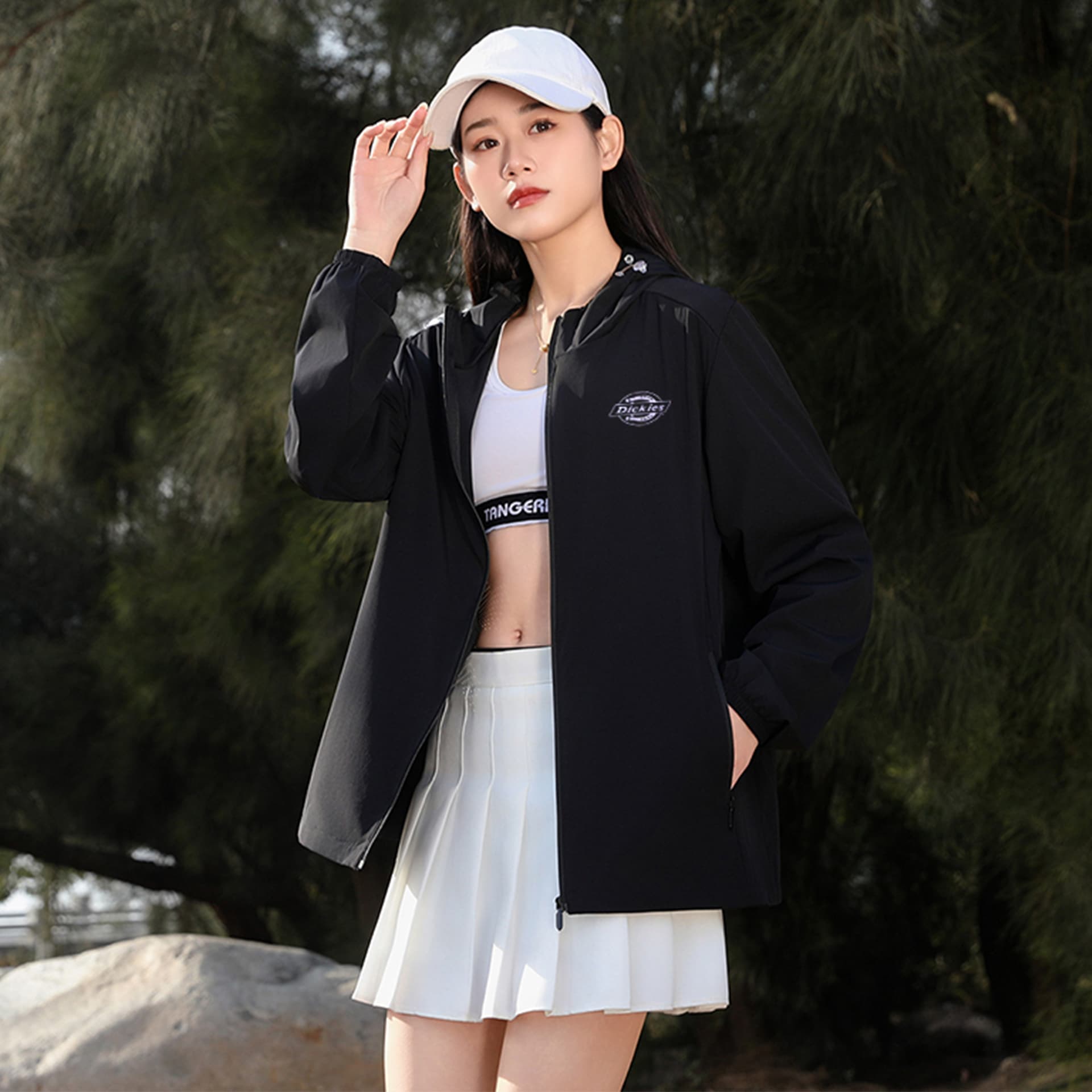Легкая ветровка Dickies Одежда с защитой от солнца Унисекс - изображение 4