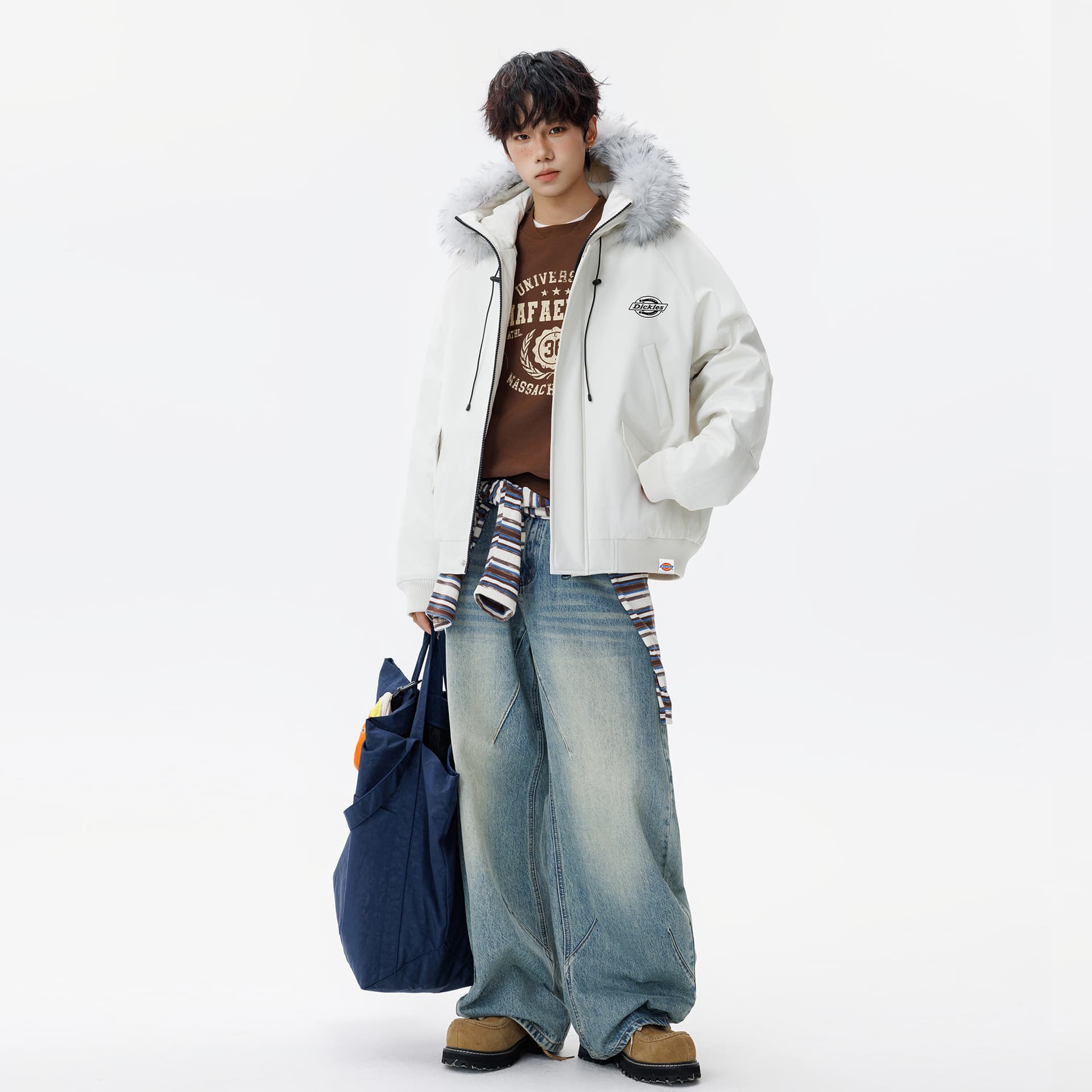 Зимняя куртка пуховик dickies Мужской Куртки на синтепоне - изображение 4