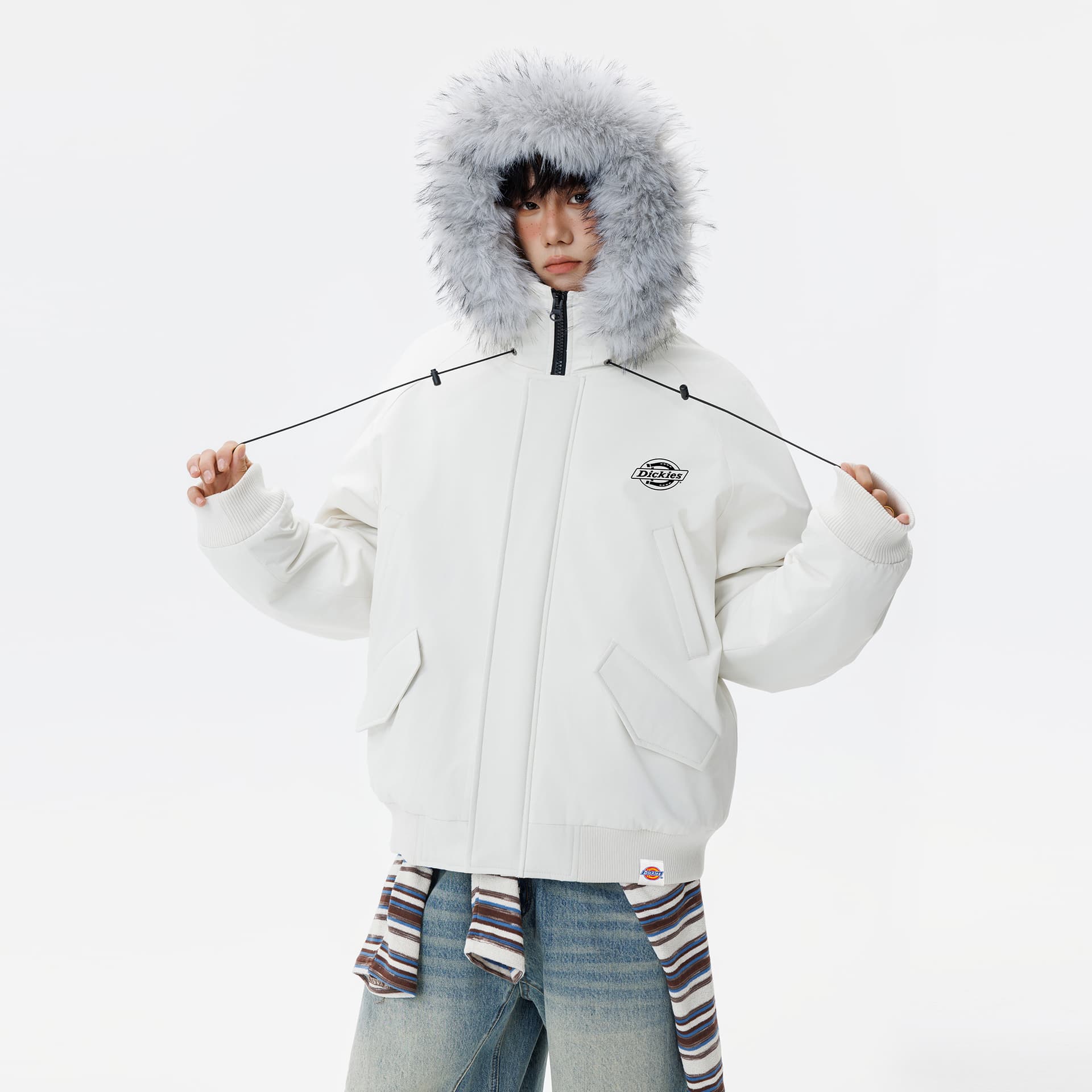 Зимняя куртка пуховик dickies Мужской Куртки на синтепоне - изображение 3