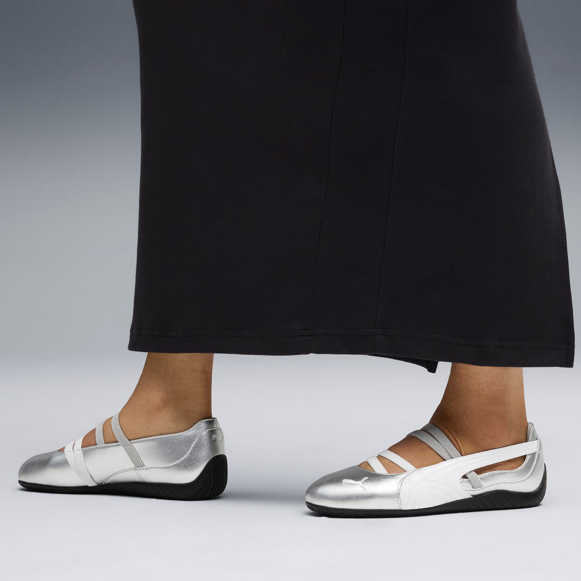 Кроссовки PUMA Speedcat Искусственная кожа Low Топ Повседневная обувь Women's Silver Белый - изображение 7