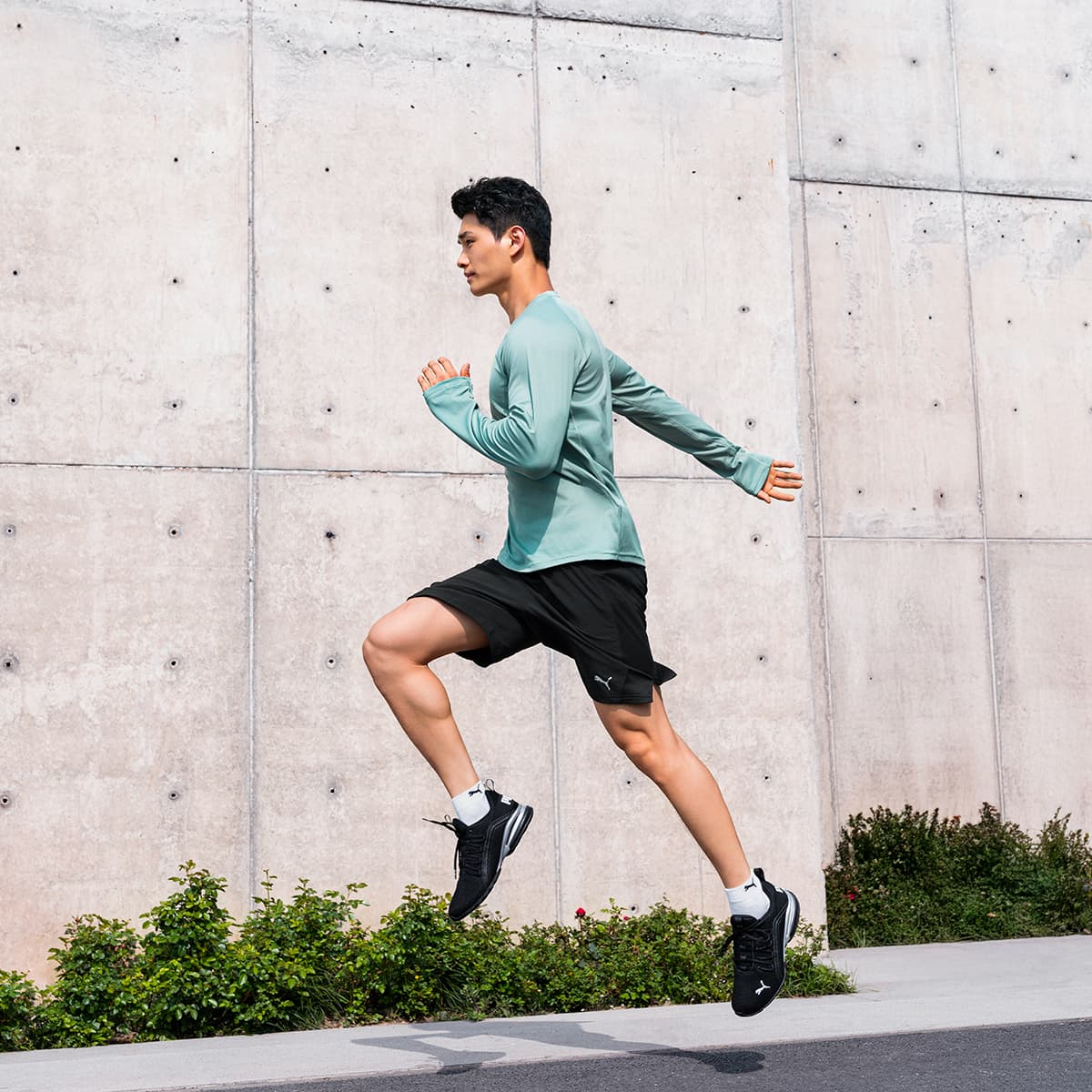 Кроссовки для спортзала PUMA Axelion Износостойкие Легкие Низкие Тренировочные Кроссовки Мужские Черные - изображение 6