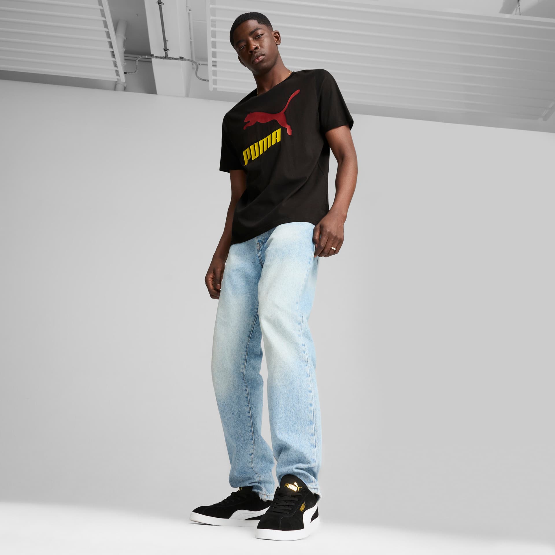Кроссовки PUMA Club Low Топ Скейтборд Обувь Унисекс Черный - изображение 7
