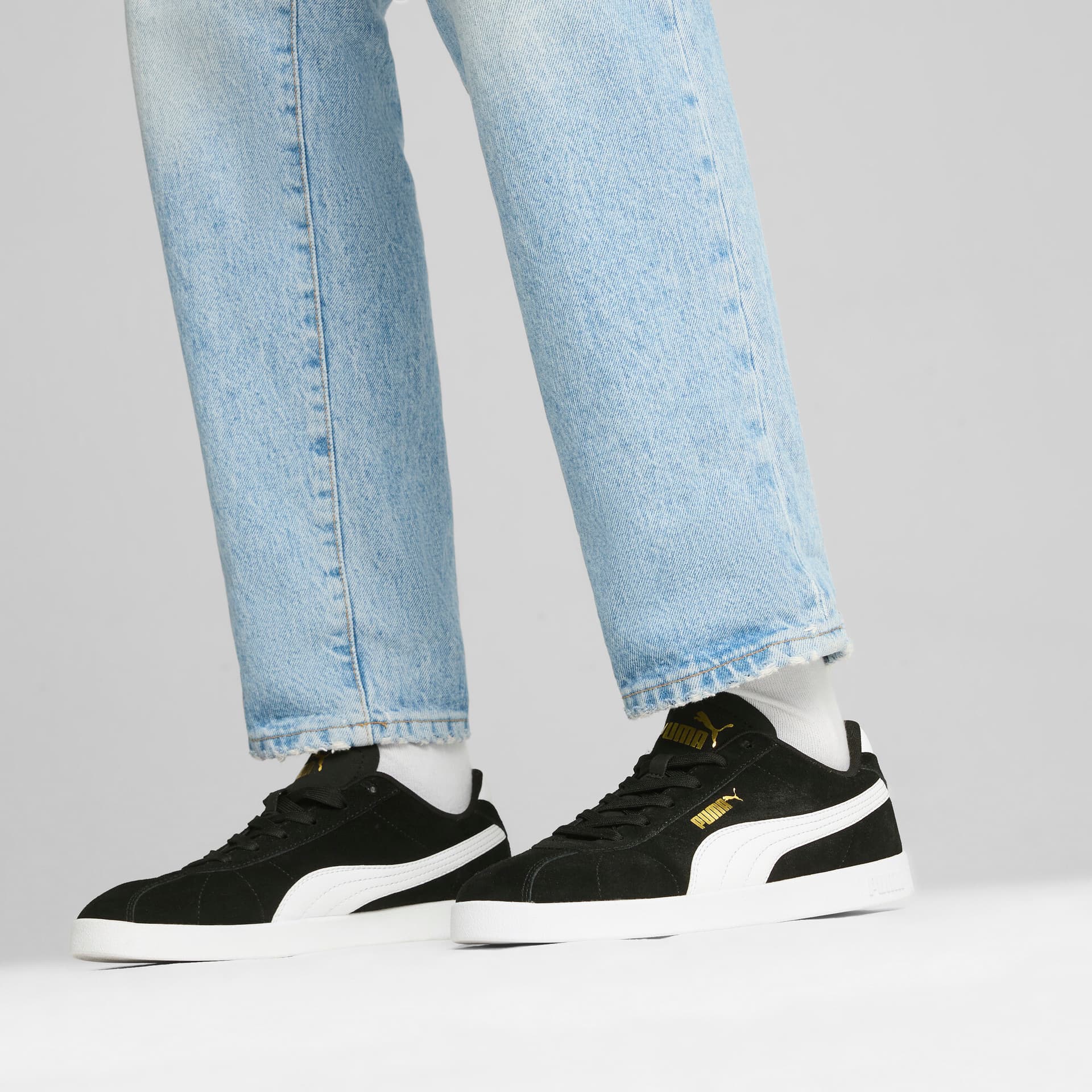 Кроссовки PUMA Club Low Топ Скейтборд Обувь Унисекс Черный - изображение 6