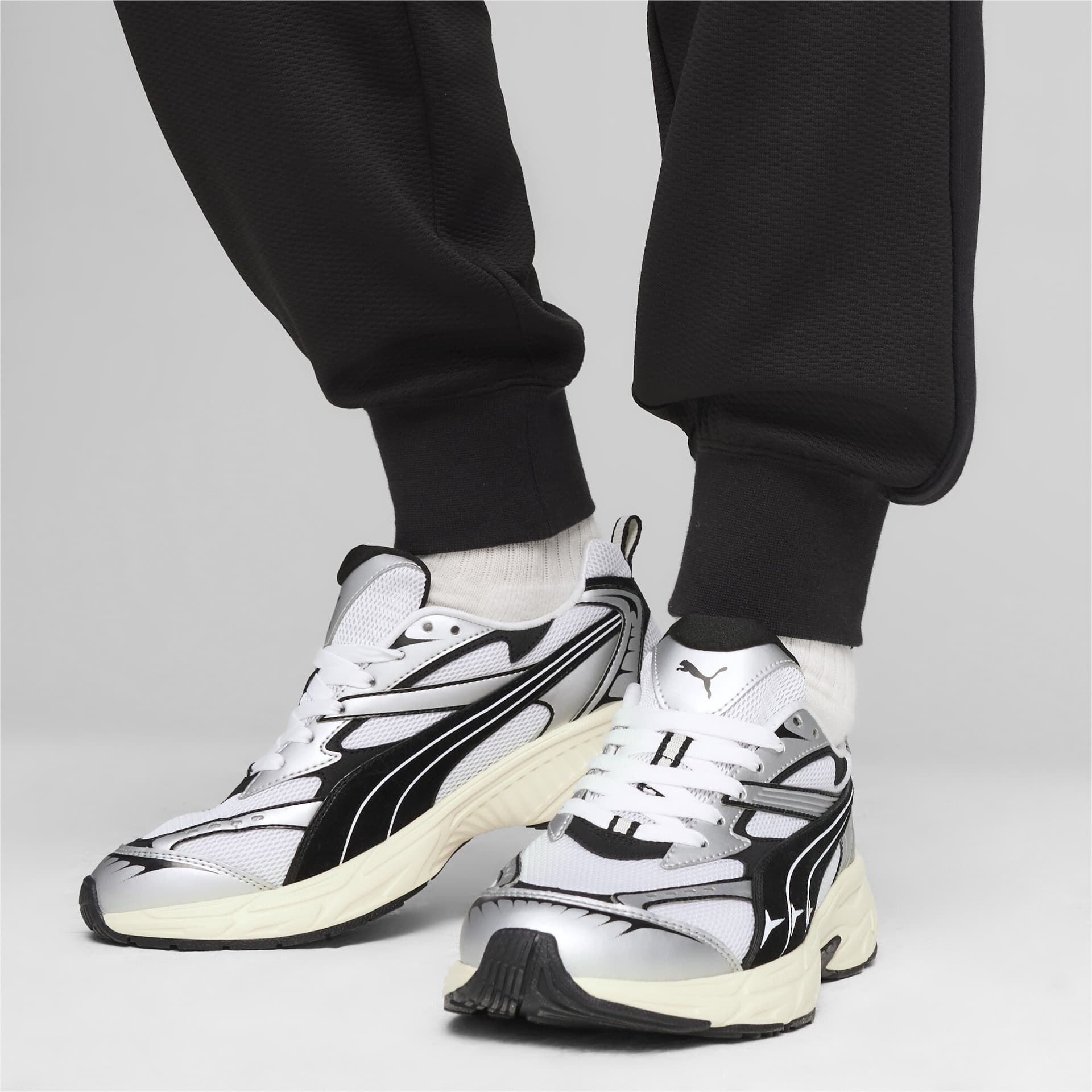 Кроссовки PUMA Morphic White Black - изображение 6