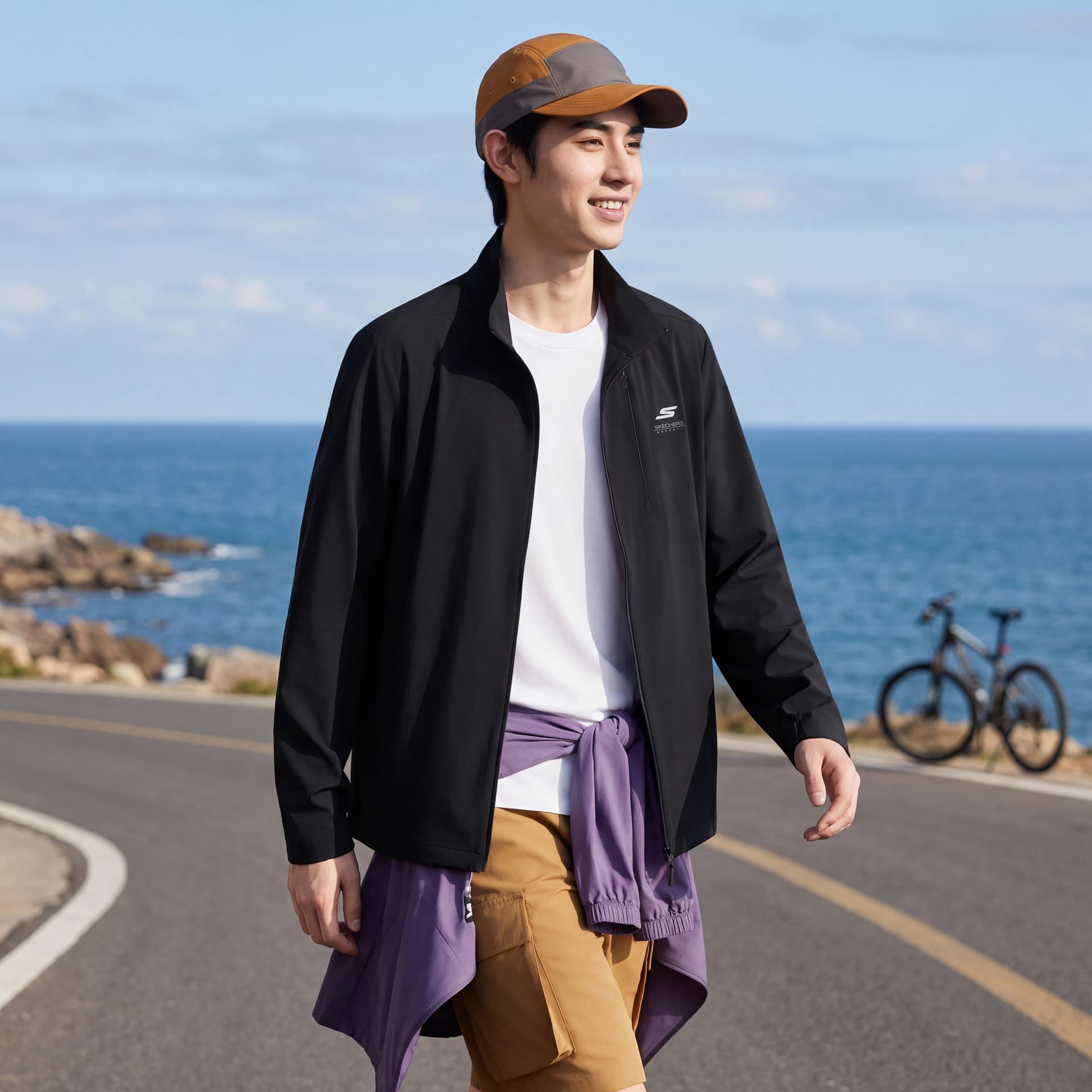 Легкая ветровка Skechers Cooling Collection Унисекс Одежда с защитой от солнца - изображение 2