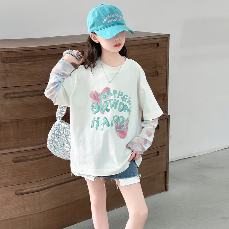 Кофта ABC KIDS Long-Sleeved T-Shirt Лето Подростки - изображение 4