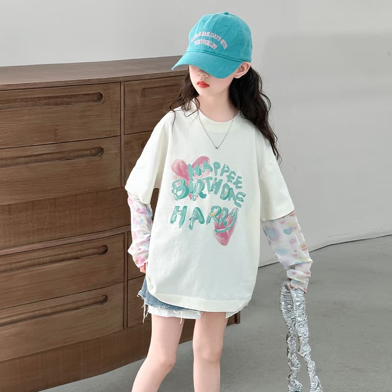 Кофта ABC KIDS Long-Sleeved T-Shirt Лето Подростки - изображение 3
