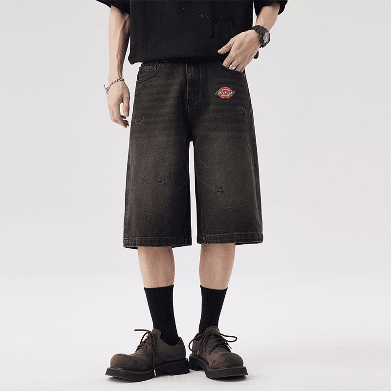 Джинсовые шорты Dickies Черные Серые Мужские Джинсовые Шорты - изображение 3