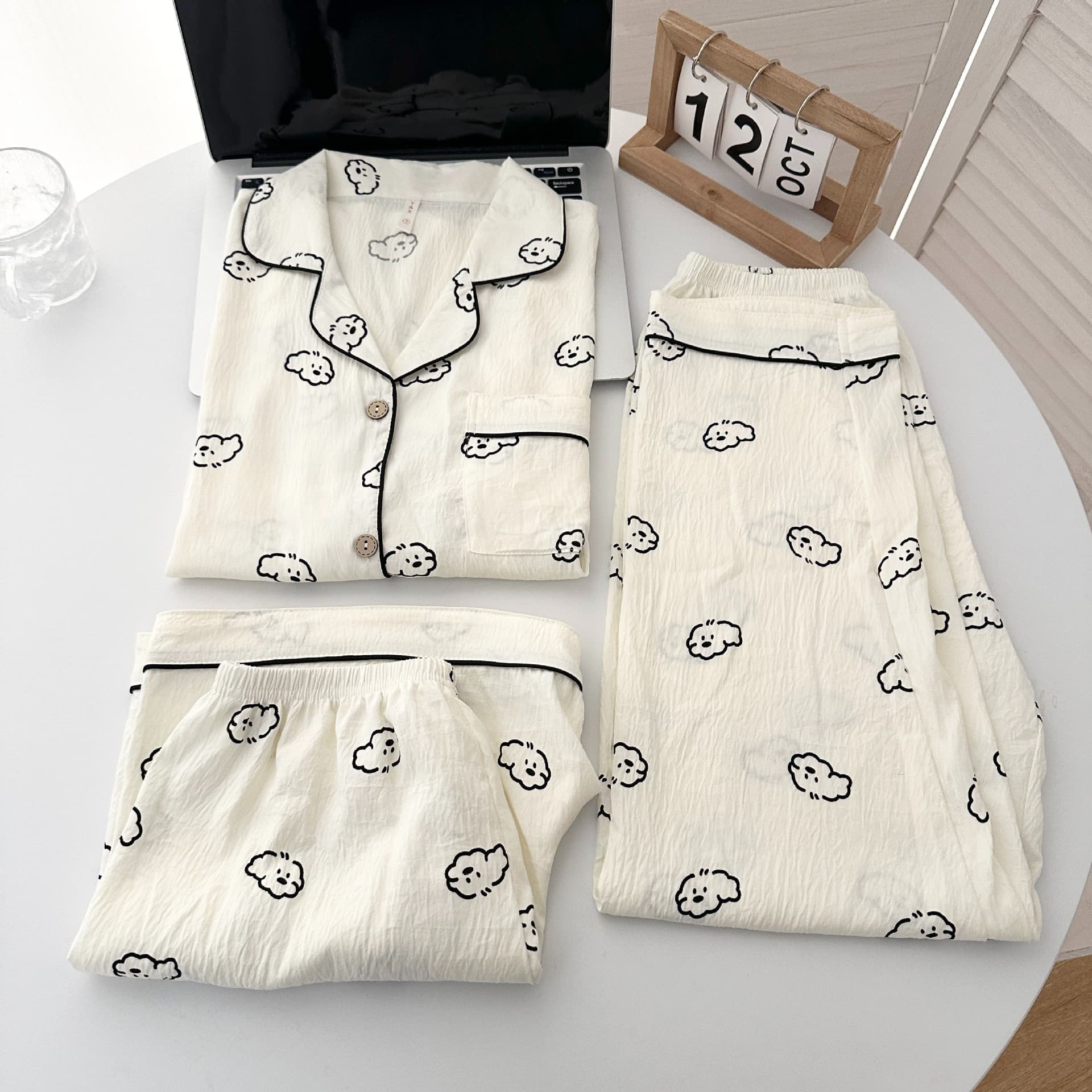 Пижама VINEY Абрикос Женские Пижамные Комплекты - изображение 3