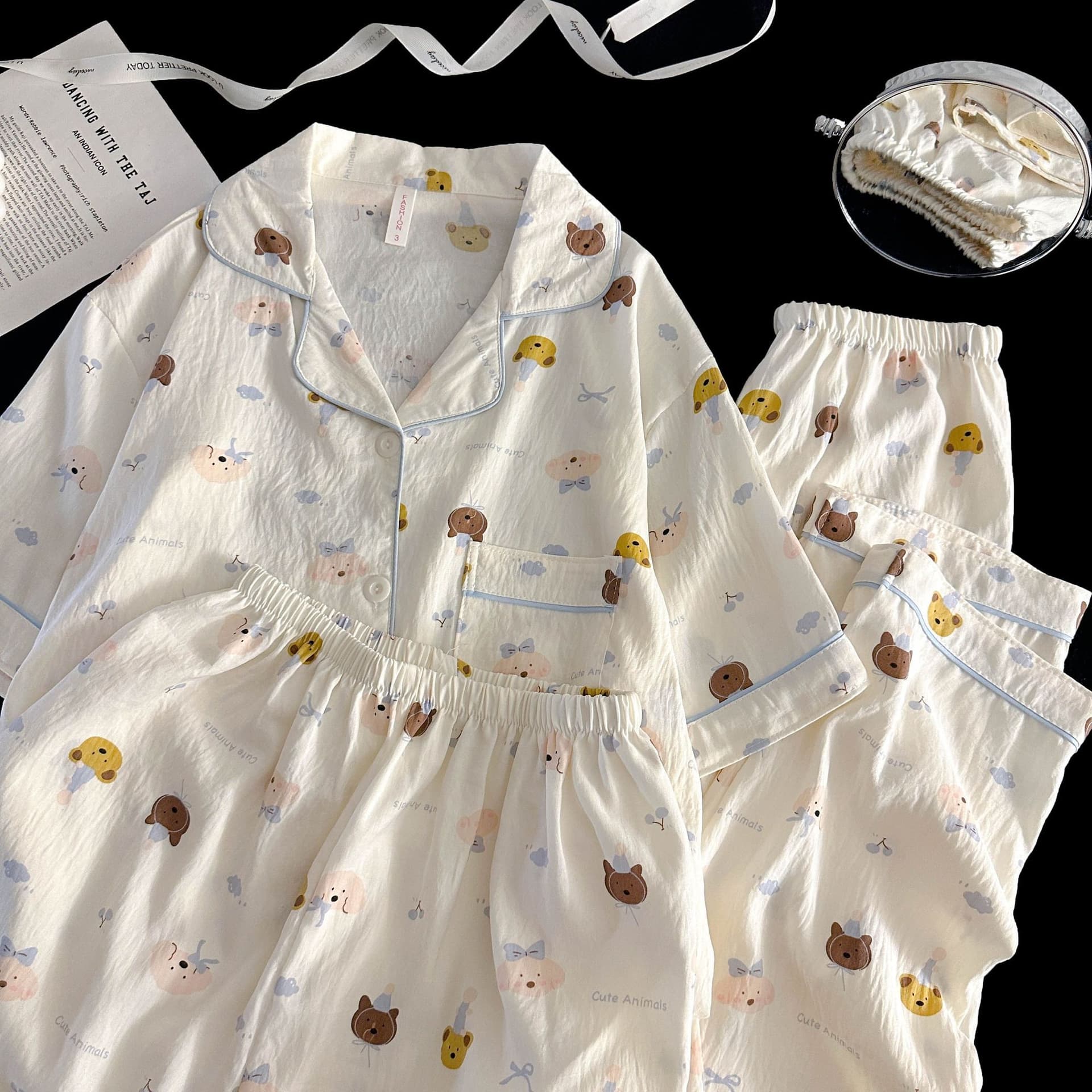 Пижама VINEY Cute Puppy Женские Пижамные Комплекты - изображение 5