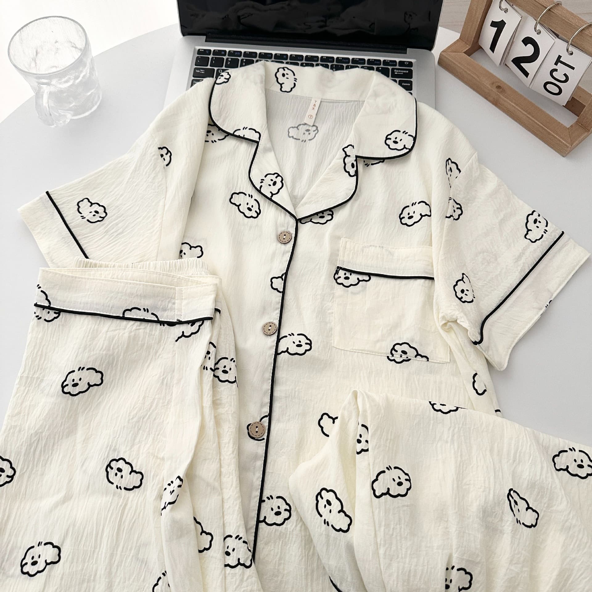 Пижама VINEY Абрикос Женские Пижамные Комплекты - изображение 5