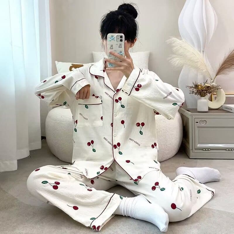Пижама VINEY Cherry Женские Пижамные Комплекты - изображение 3