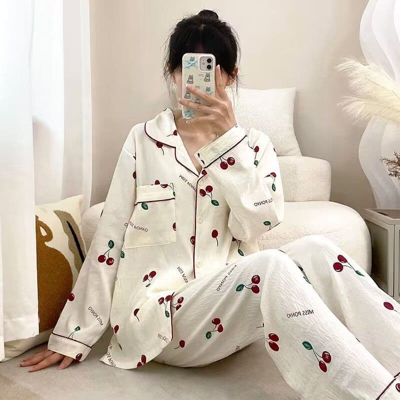 Пижама VINEY Cherry Женские Пижамные Комплекты - изображение 2