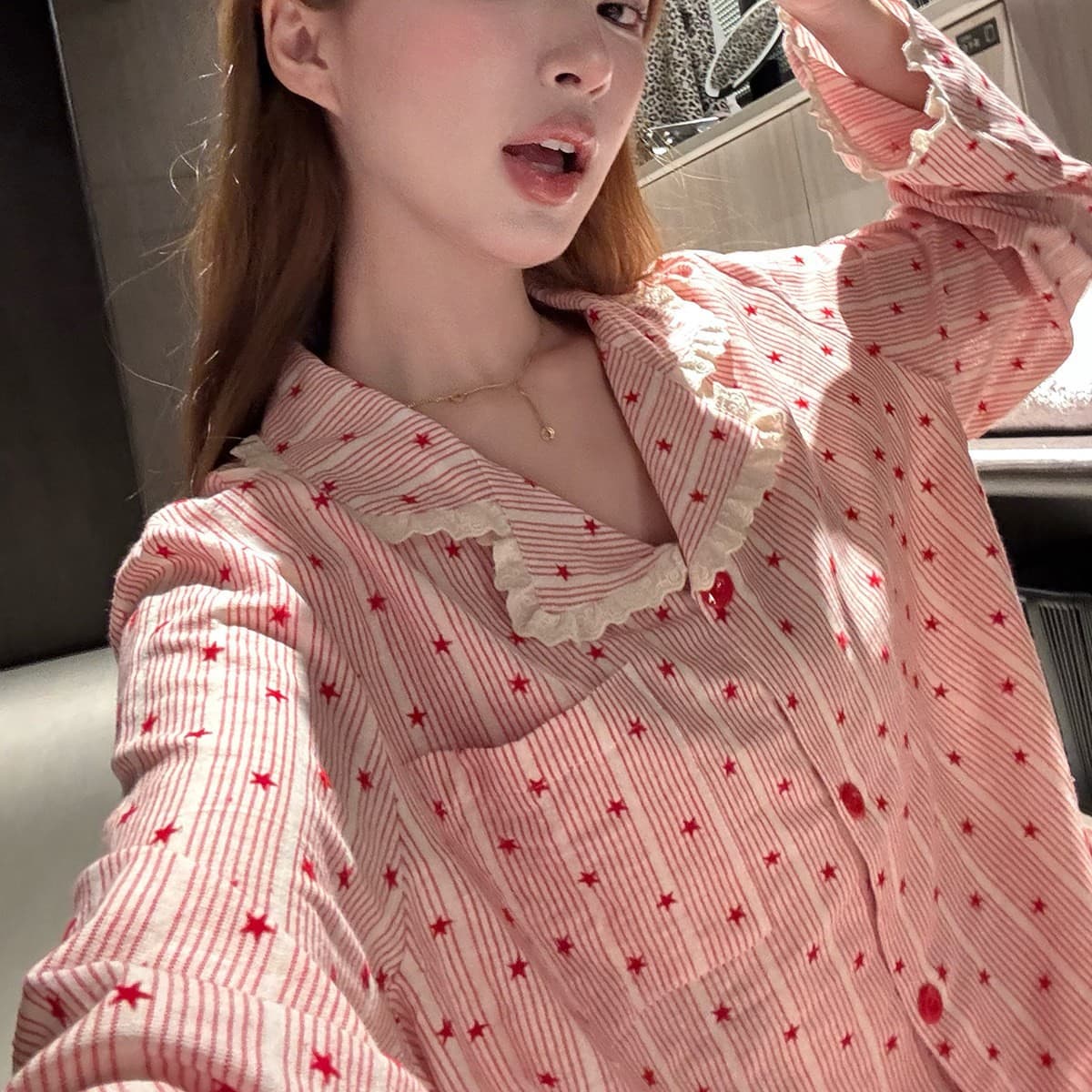 Пижама VINEY Pink Women's Pajama Sets VINEY Розовый Женские Пижамные Комплекты - изображение 5