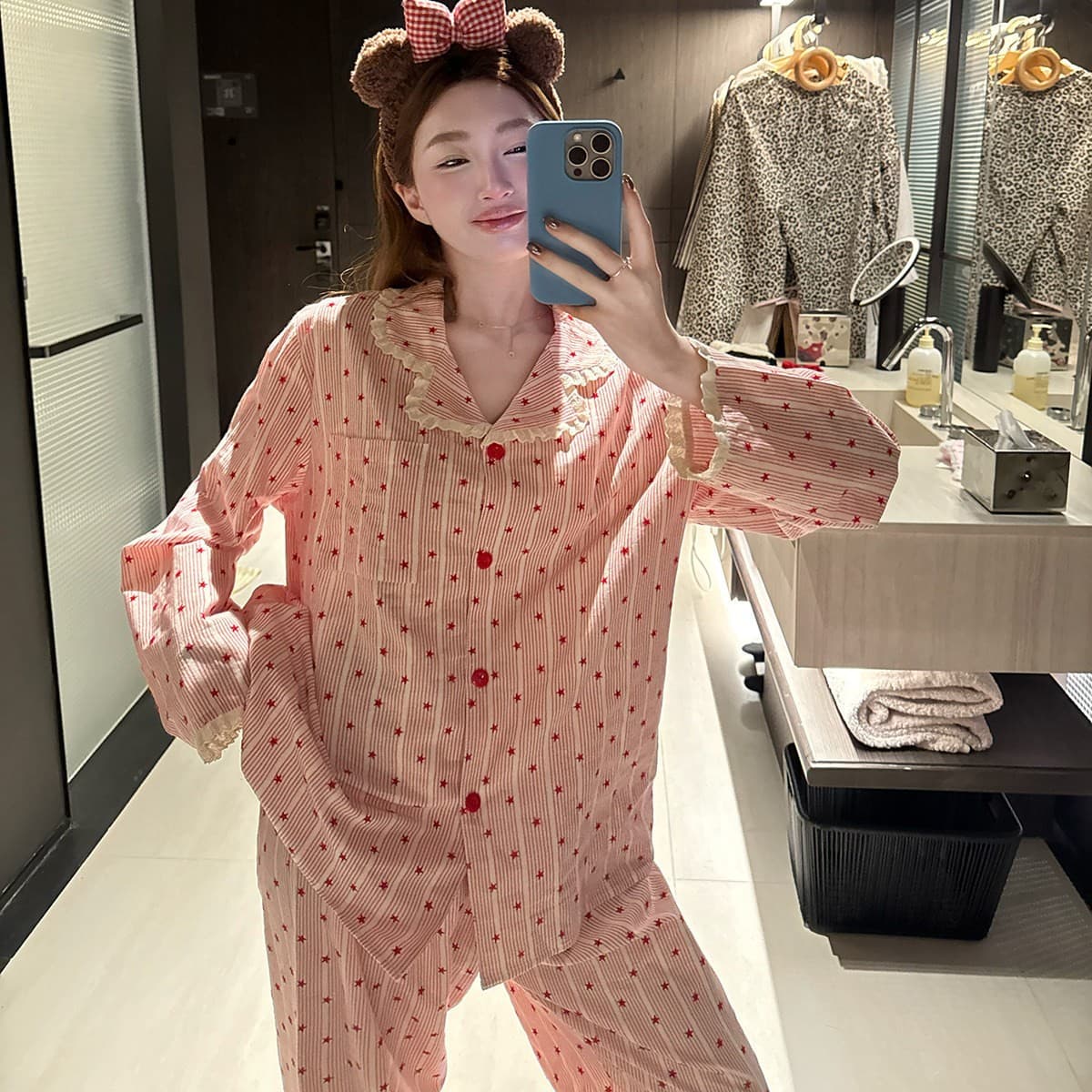 Пижама VINEY Pink Women's Pajama Sets VINEY Розовый Женские Пижамные Комплекты - изображение 1