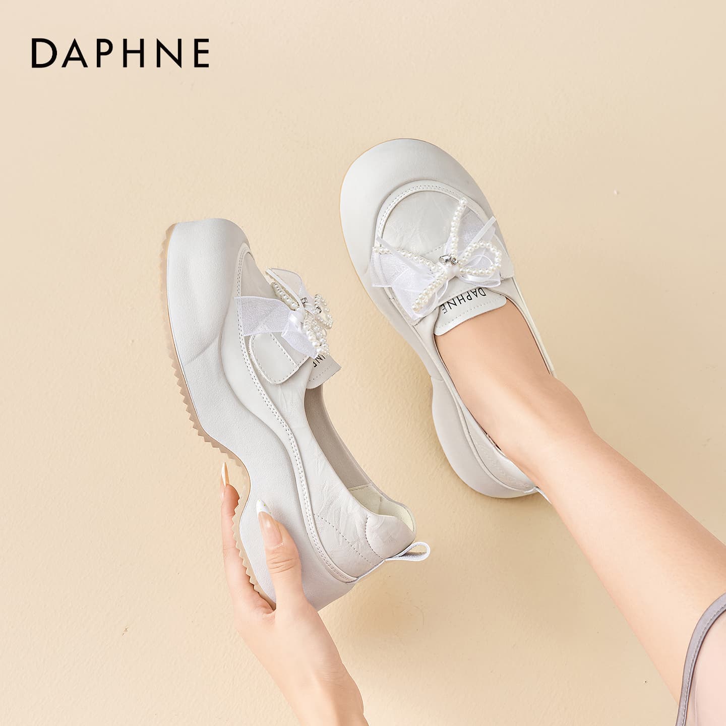 Тапочки DAPHNE Женские Повседневный Обувь без подкладки Женские - изображение 5