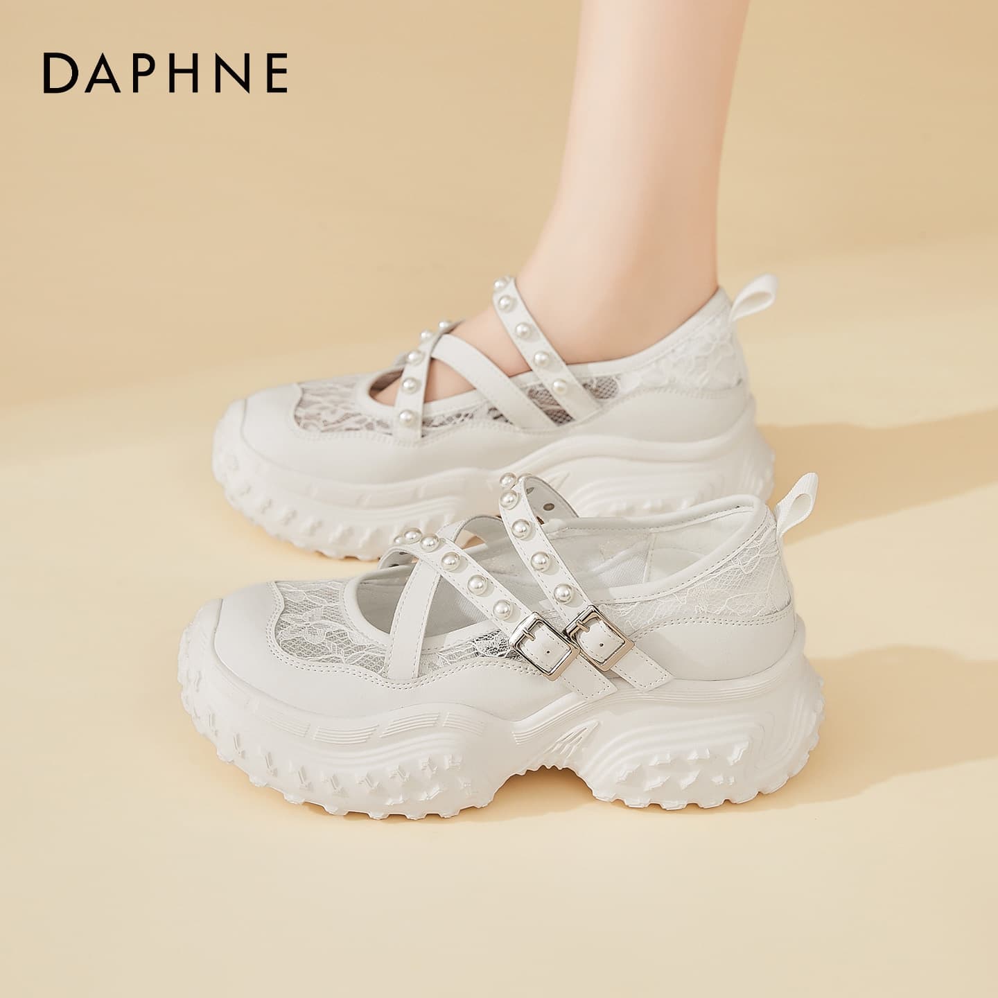 Кроссовки DAPHNE Повседневная обувь Low Топ Женская - изображение 3