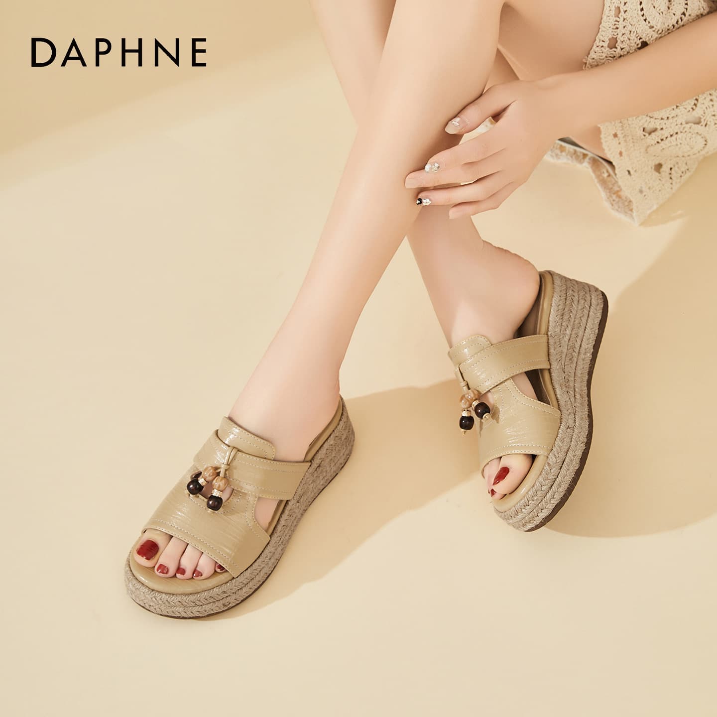 Сандалии Daphne one Шнуровые Тапочки Женские - изображение 4