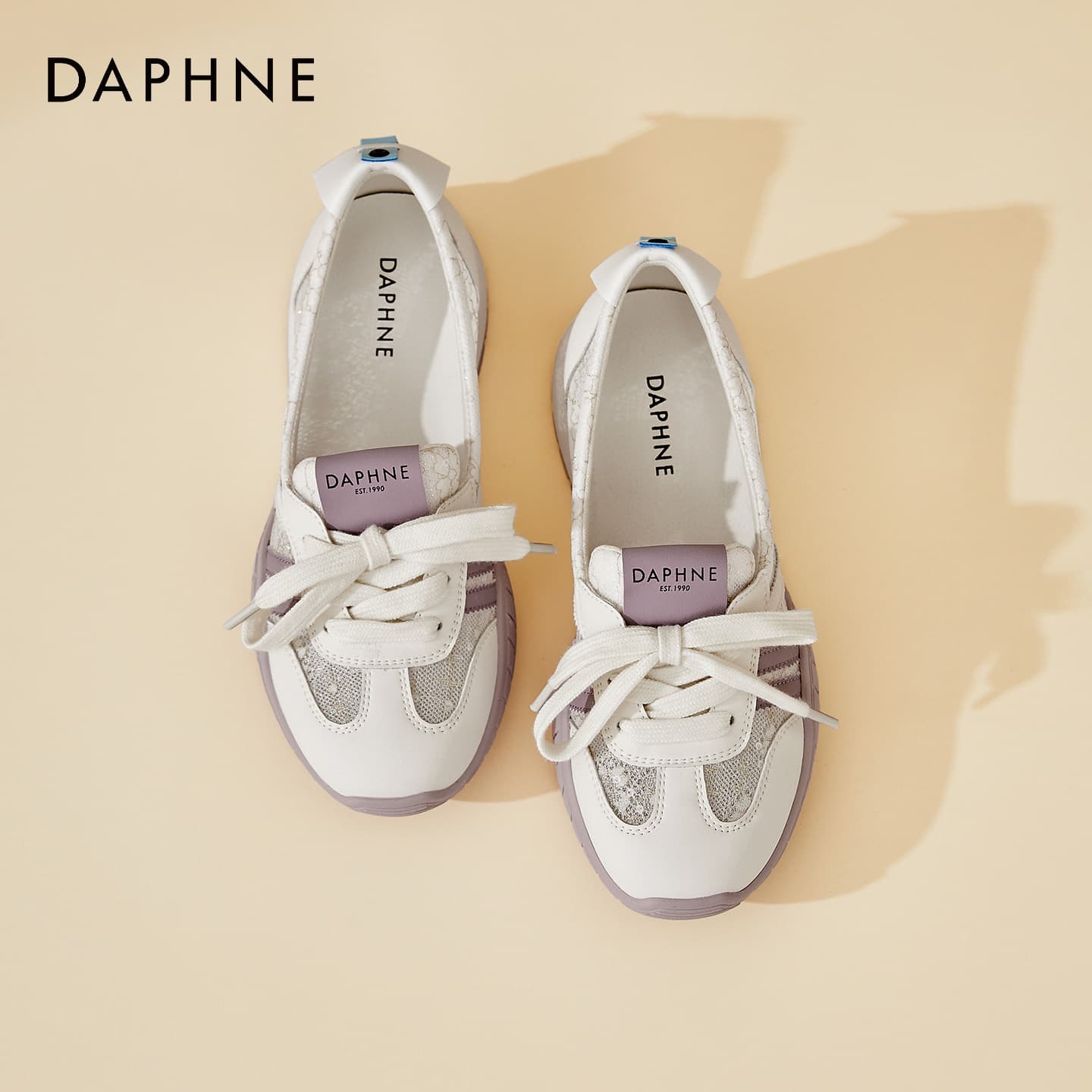 Тапочки DAPHNE Синтетическая кожа текстиль Женские повседневные туфли Женские - изображение 3