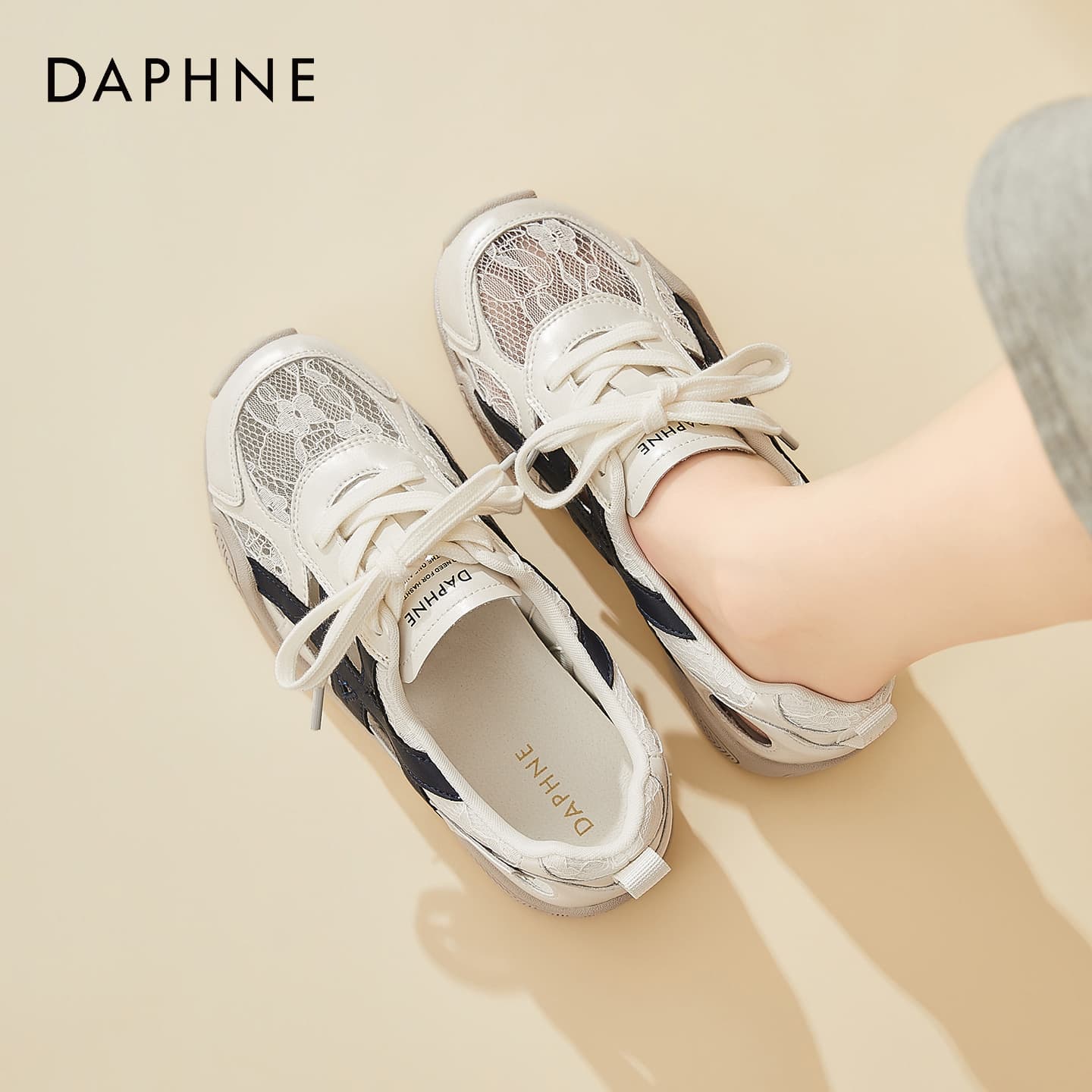 Кроссовки DAPHNE Повседневная обувь Low Топ Женская - изображение 3