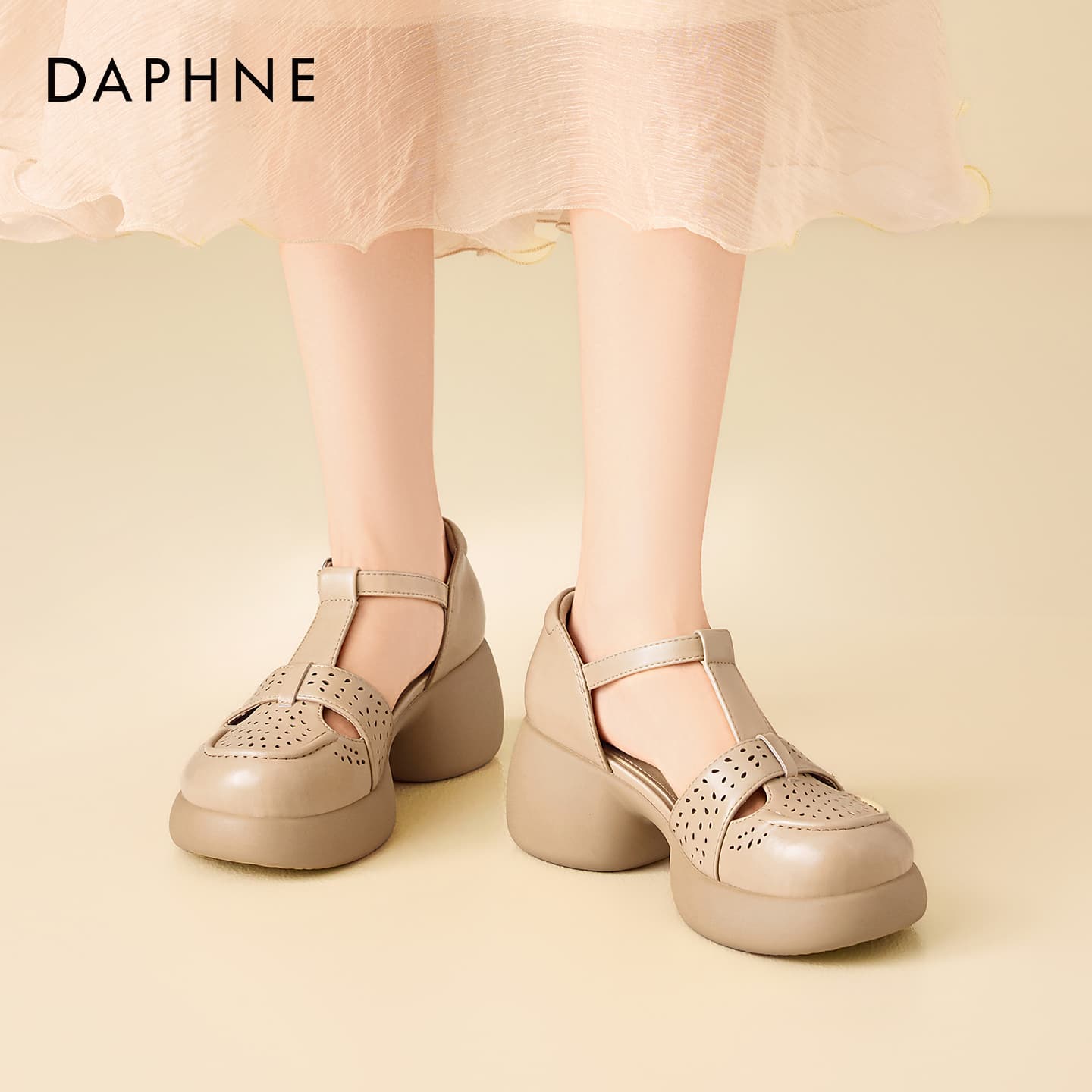 Шлёпанцы DAPHNE One Шнуровочные Сандалии Женские - изображение 4