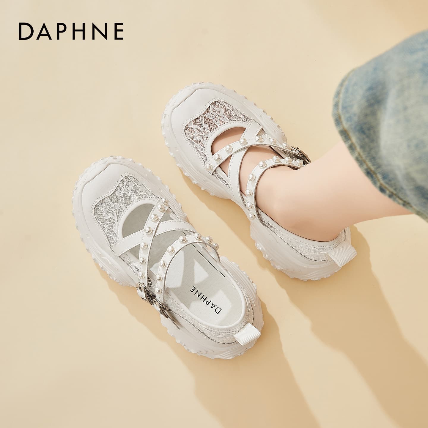 Кроссовки DAPHNE Повседневная обувь Low Топ Женская - изображение 4