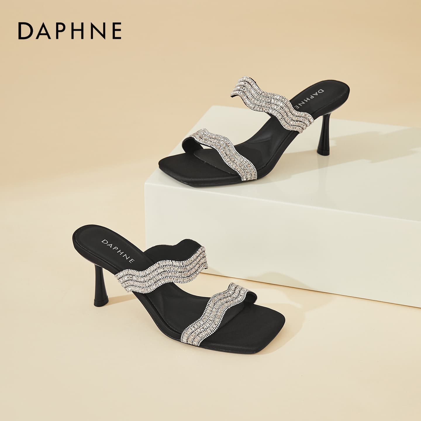 Сандалии DAPHNE Женские Высокие Каблуки Тапочки Женские - изображение 4