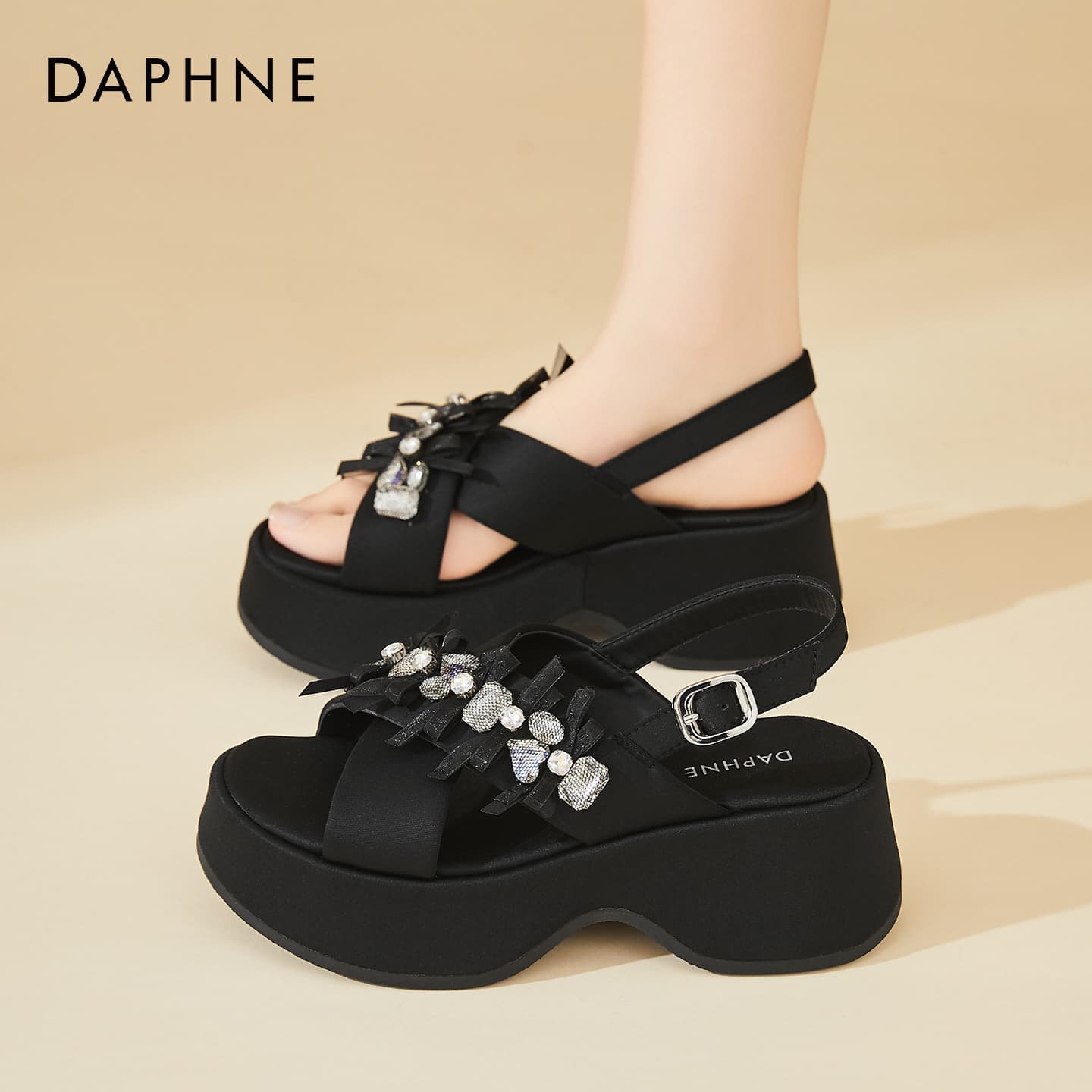 Шлёпанцы DAPHNE One Шнуровые Сандалии Женские - изображение 2