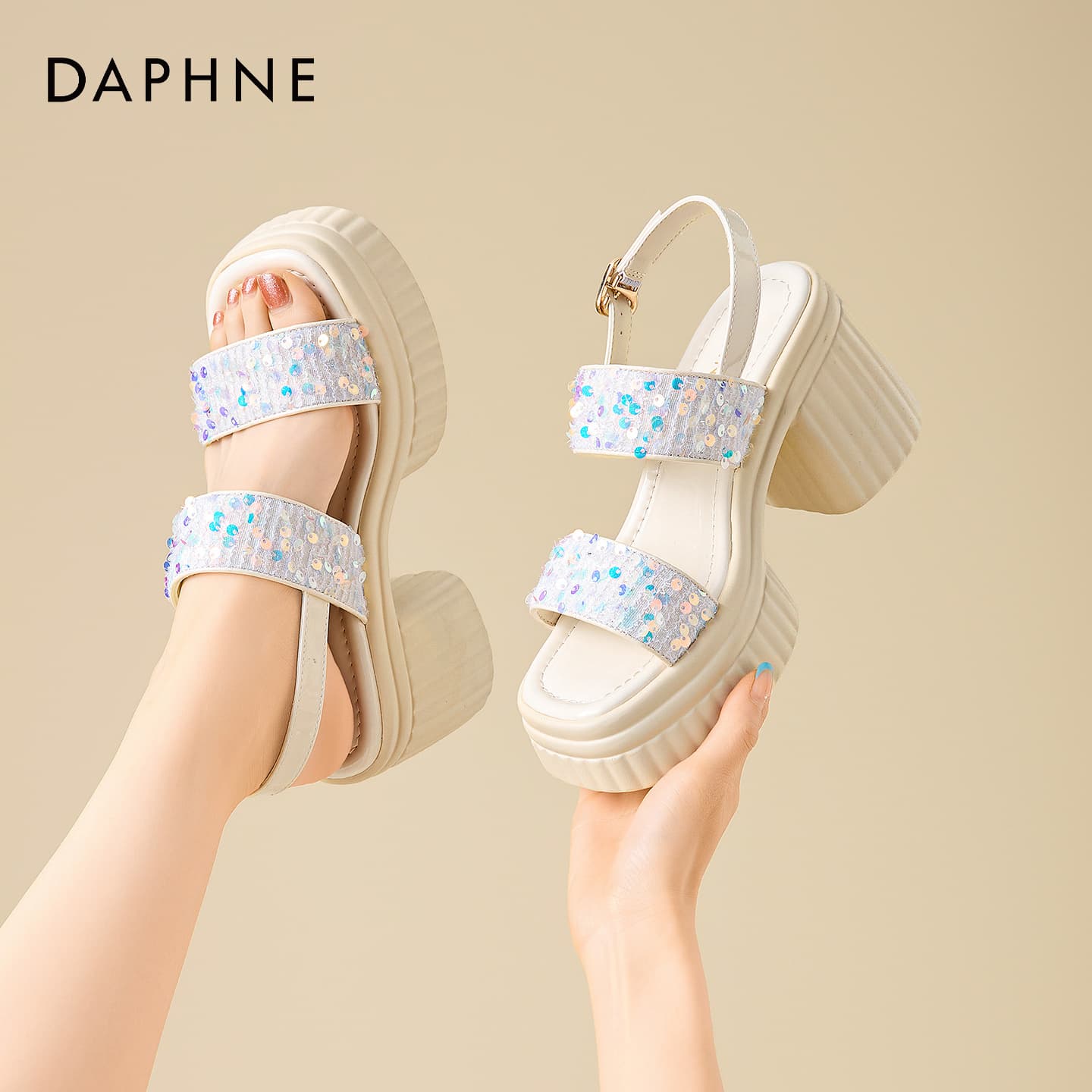 Шлёпанцы DAPHNE One Шнуровочные Сандалии Женские - изображение 5