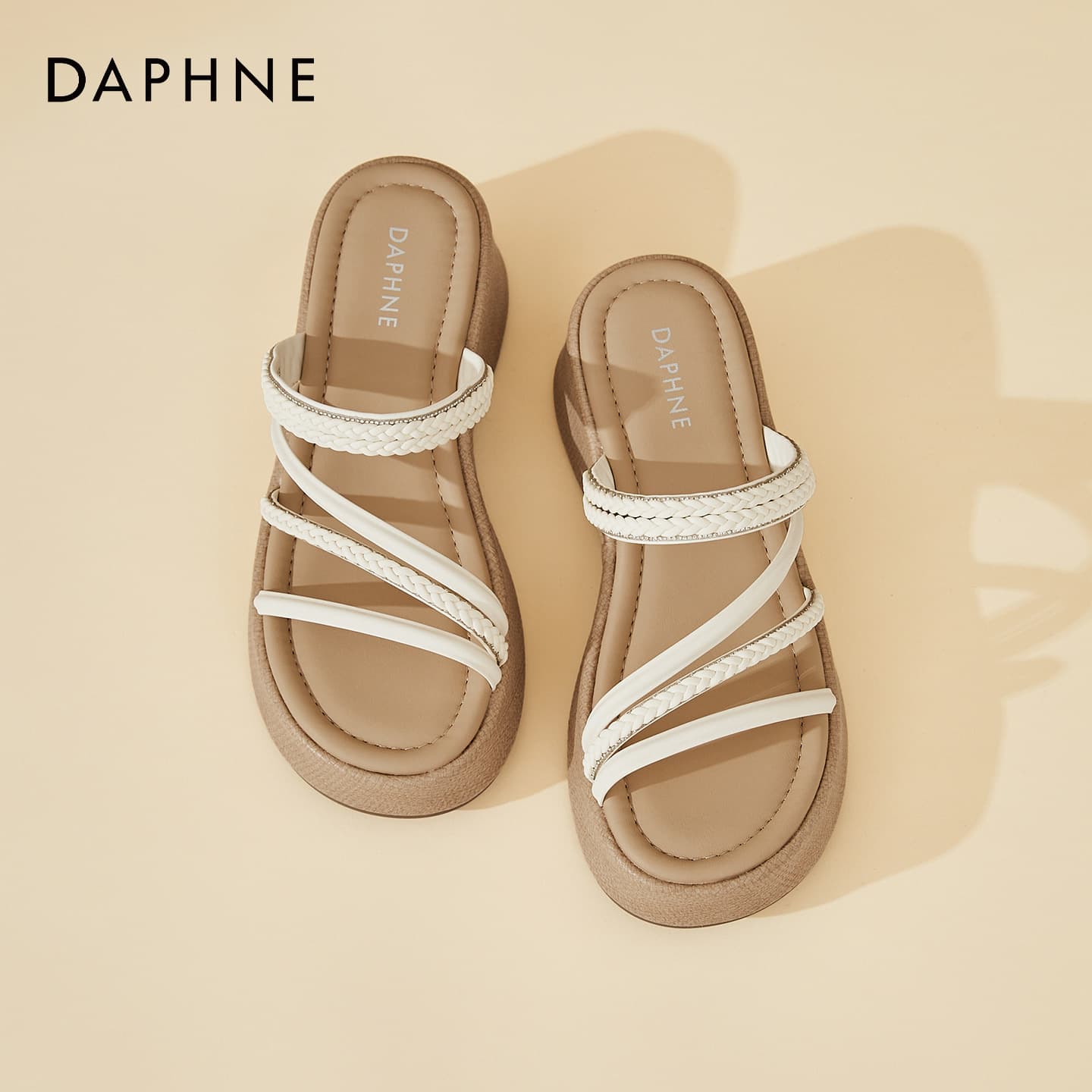 Сандалии DAPHNE One Шнуровка Тапочки Женские - изображение 2