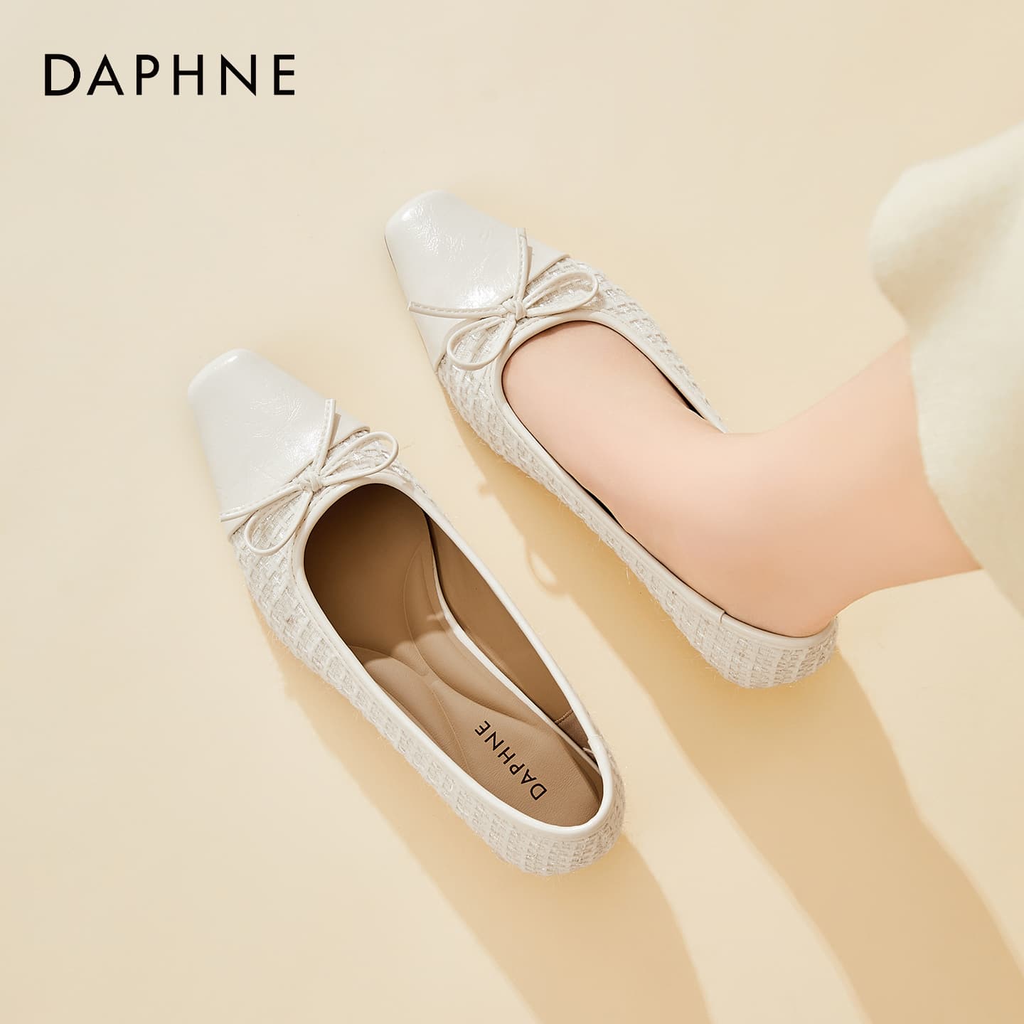 Тапочки DAPHNE Женские Повседневный Обувь без подкладки Женские - изображение 3