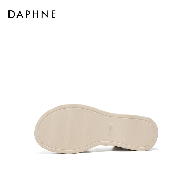 Шлёпанцы Daphne Синтетическая кожа Одиночные Шнуровые Сандалии Женские - изображение 5