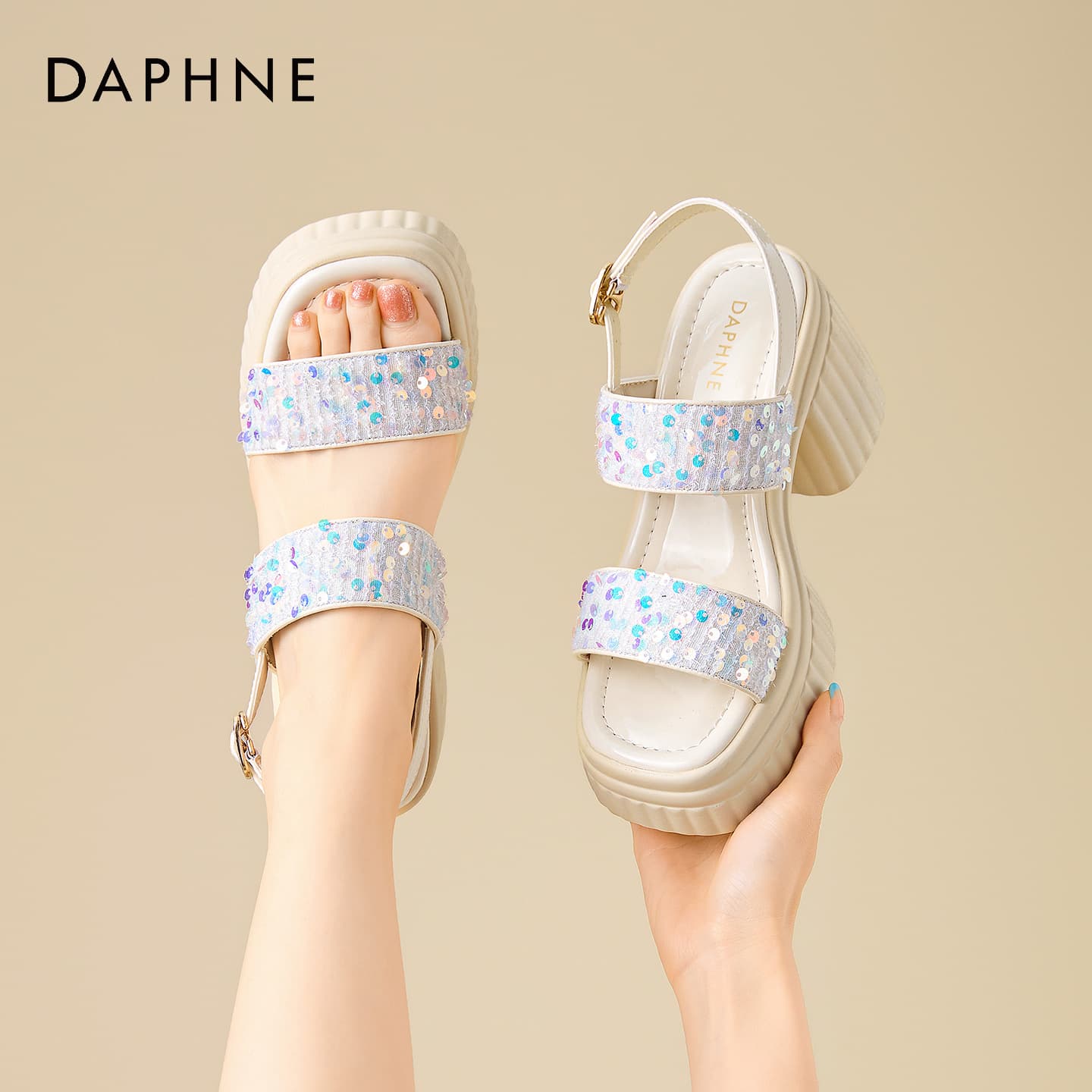 Шлёпанцы DAPHNE One Шнуровочные Сандалии Женские - изображение 6