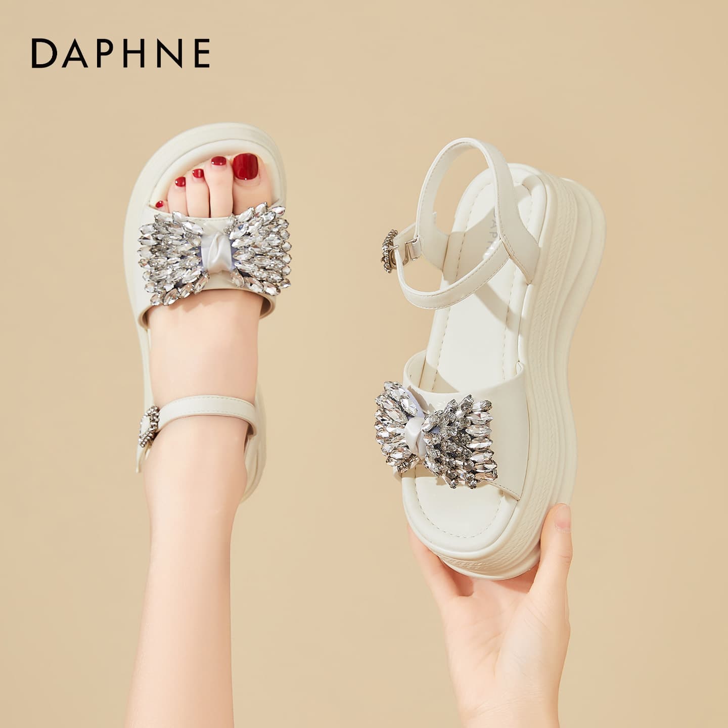 Шлёпанцы Daphne one Шнурованные Сандалии Женские - изображение 6