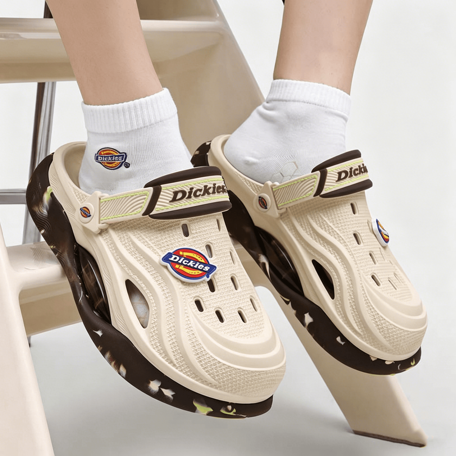 Сабо Dickies ЭВА Sabo Резина Унисекс Хаки Коричневый - изображение 3