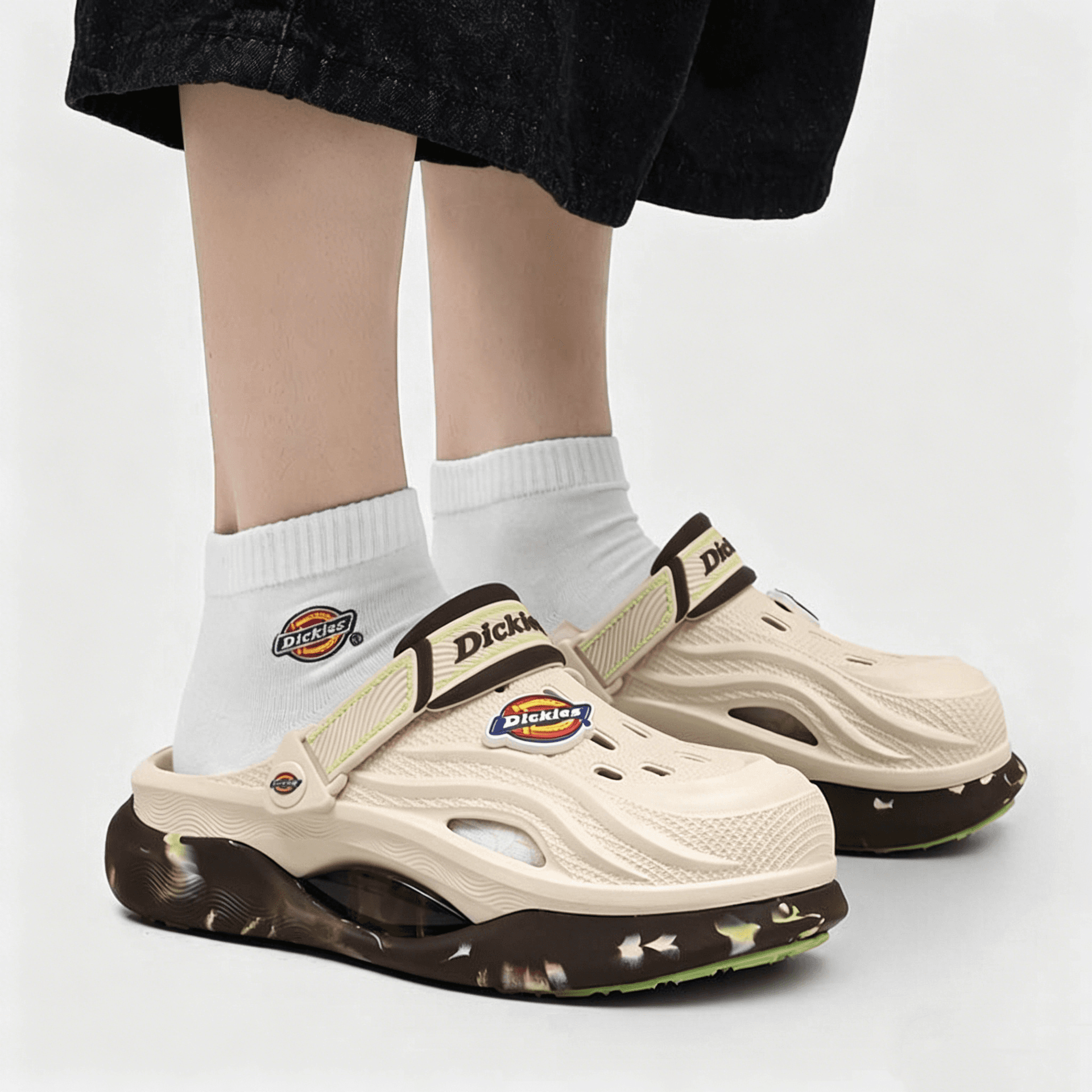 Сабо Dickies ЭВА Sabo Резина Унисекс Хаки Коричневый - изображение 4