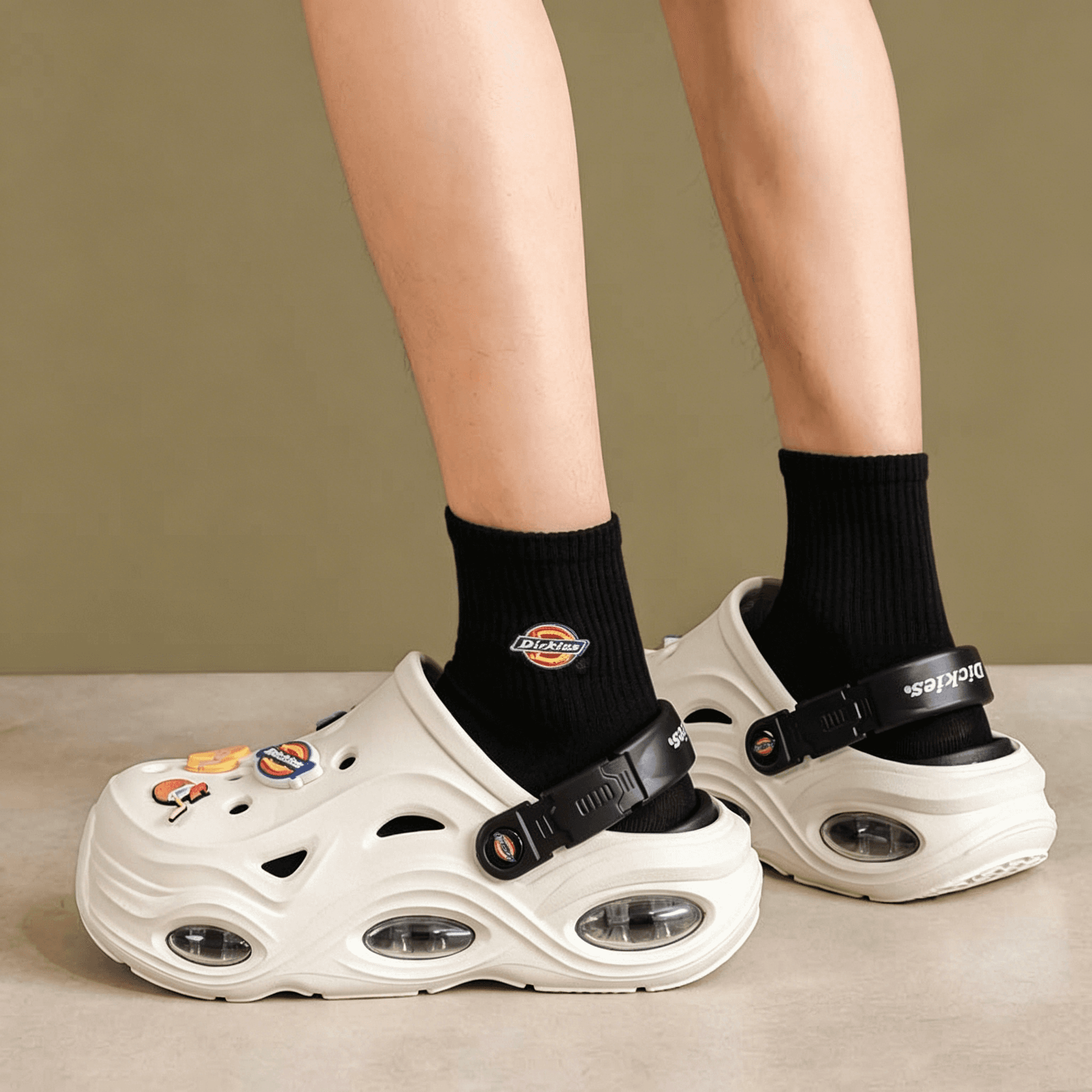 Сабо Dickies ЭВА Сабо Унисекс Белый Черный - изображение 4