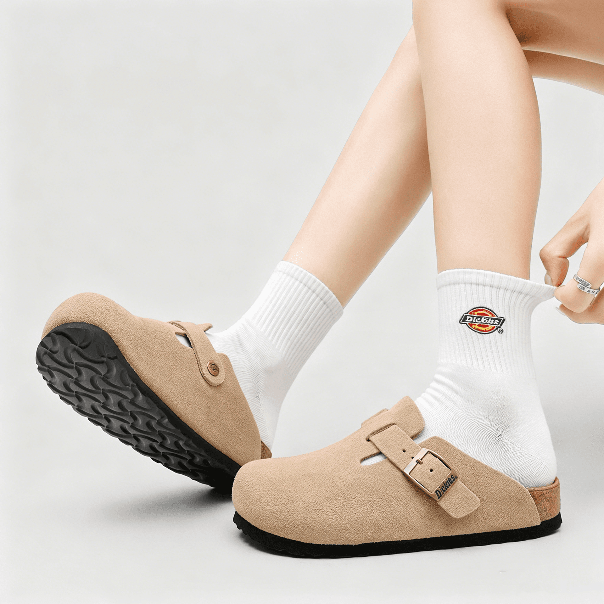 Сандалии Dickies Closed-toe Slippers Khaki Unisex Dickies Закрытые тапочки Хаки Унисекс - изображение 4