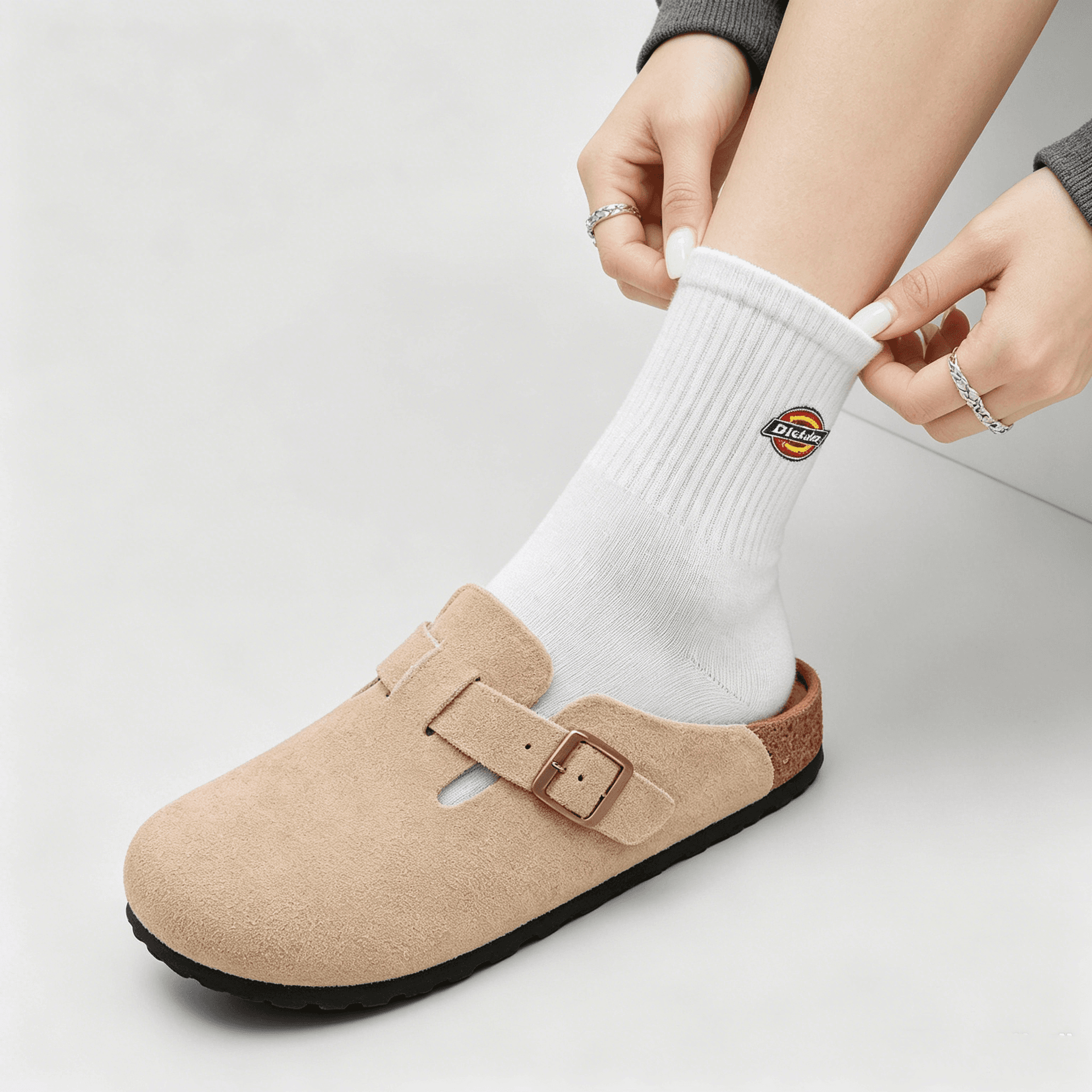 Сандалии Dickies Closed-toe Slippers Khaki Unisex Dickies Закрытые тапочки Хаки Унисекс - изображение 2