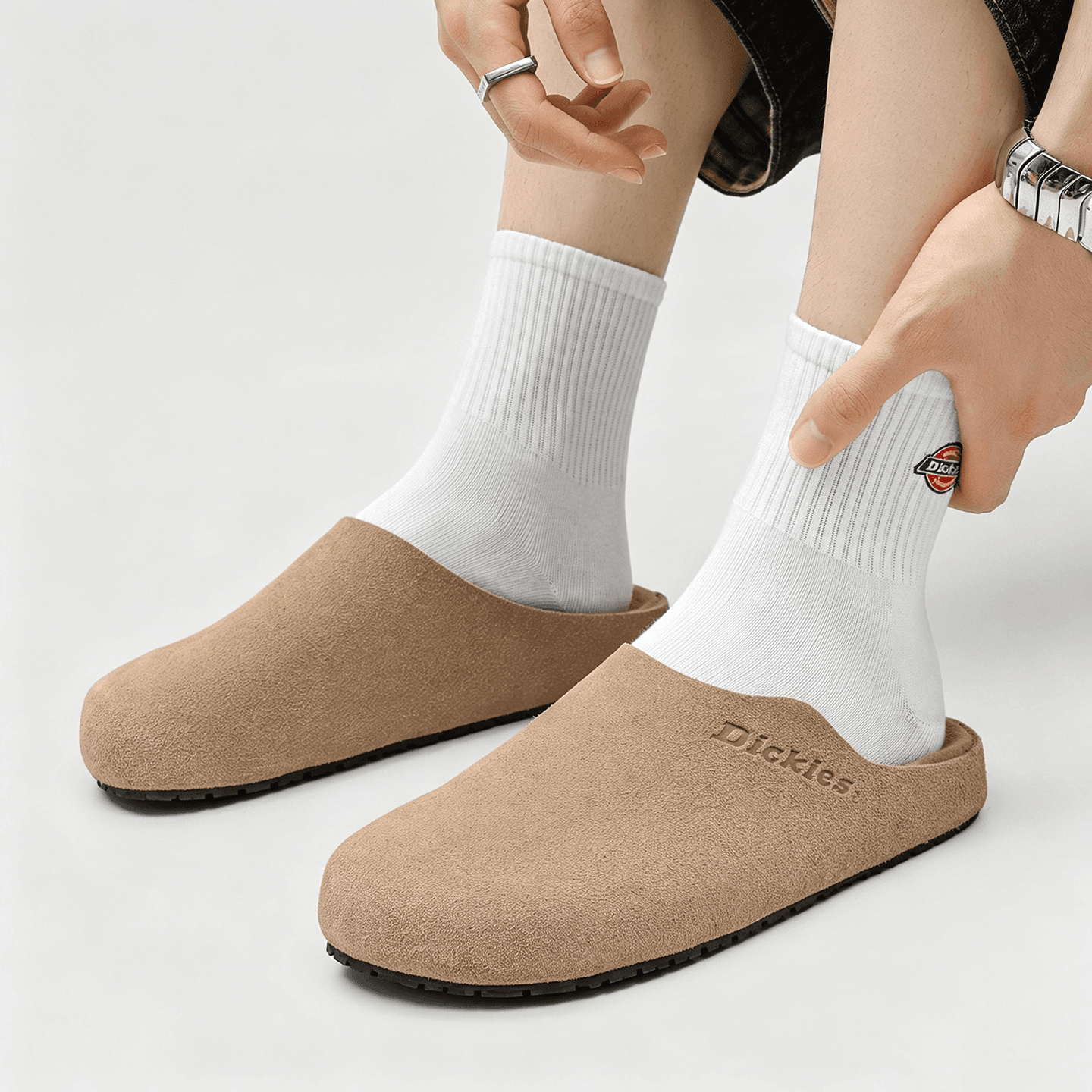 Сандалии Dickies Closed-toe Slippers Khaki Unisex Dickies Закрытые тапочки Хаки Унисекс - изображение 2