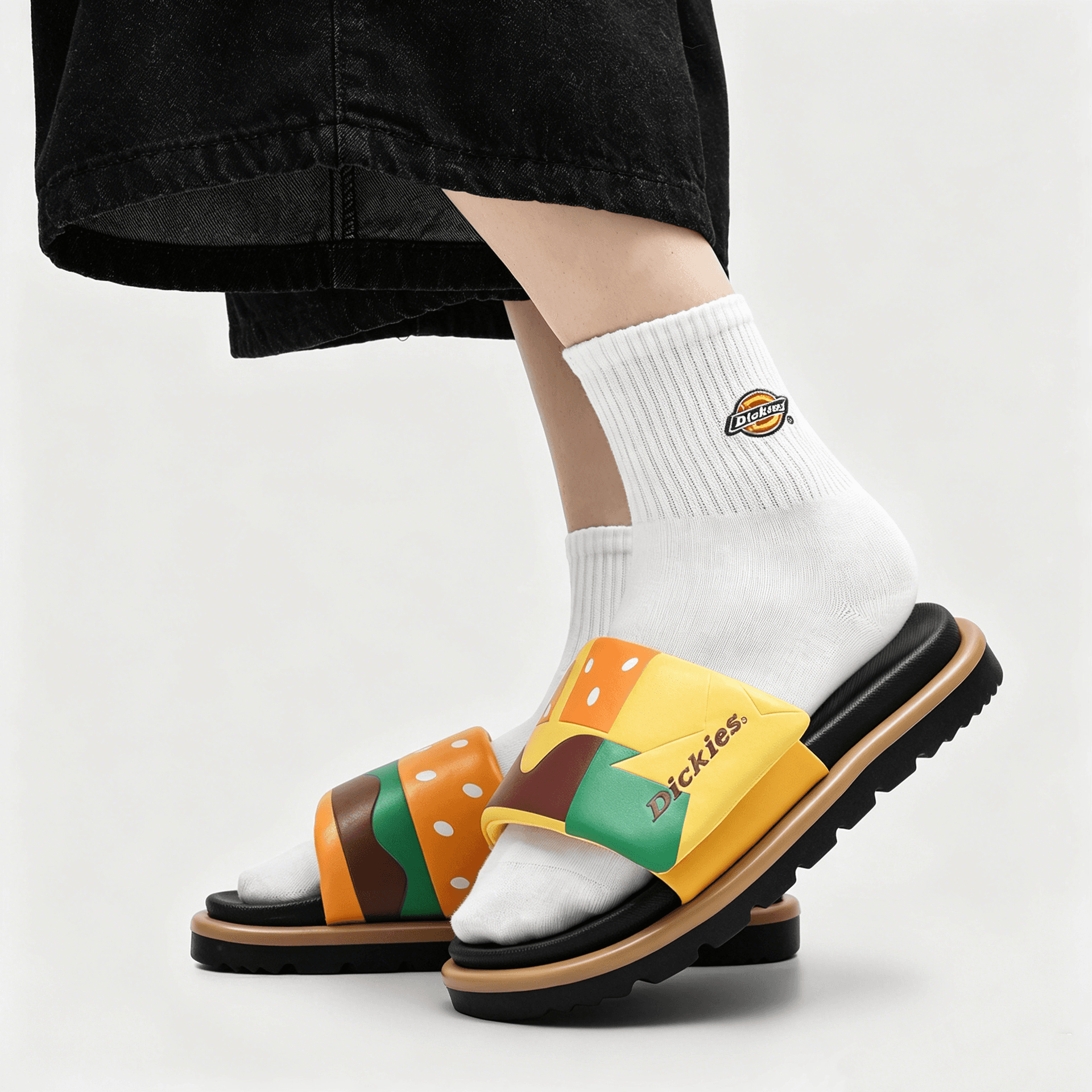Сандалии Dickies Шлепанцы Желтые Унисекс - изображение 2