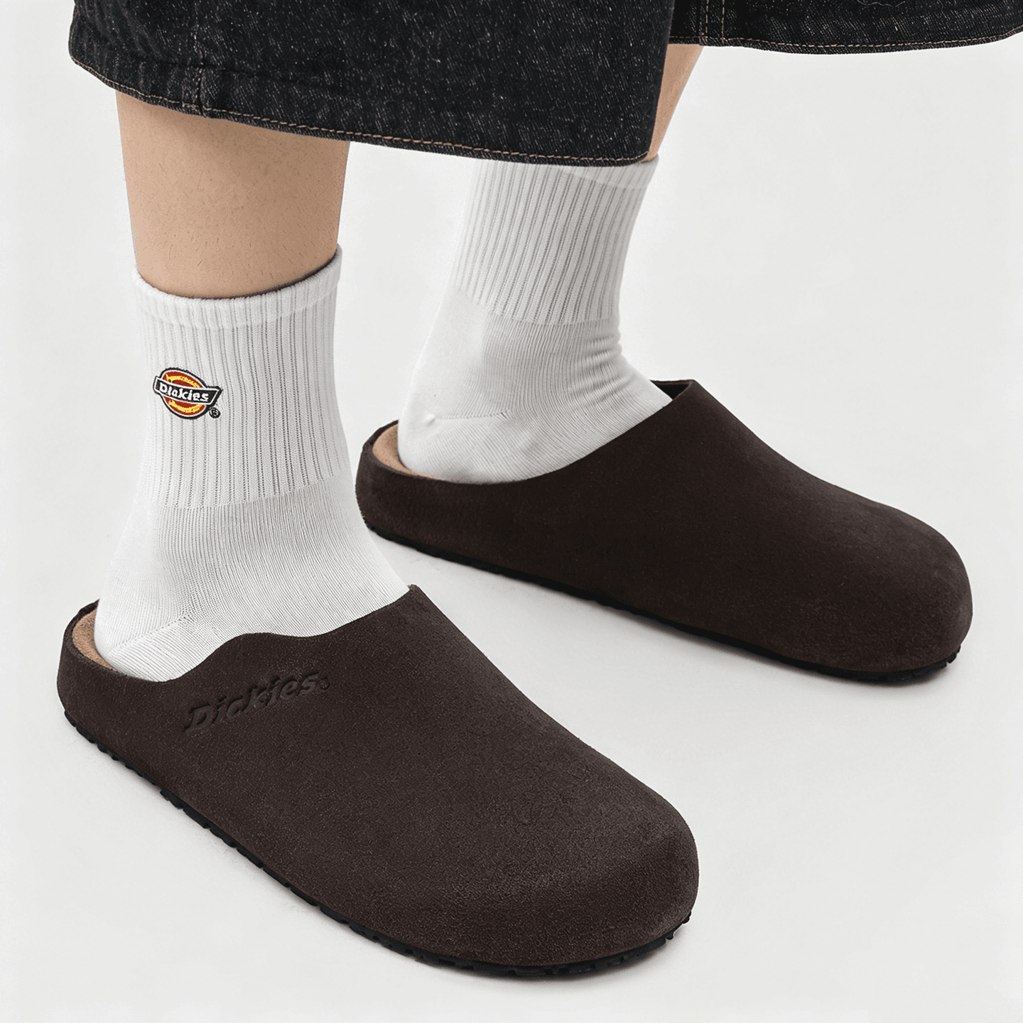 Сандалии Dickies Closed Slippers Dark Coffee Unisex Dickies Закрытые тапочки Темный кофейный Унисекс - изображение 3
