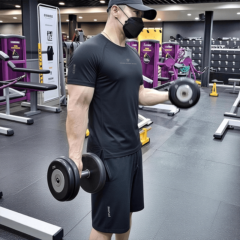Спортивный костюм BKCXZICE Унисекс Спортивные кофты и футболки - изображение 5