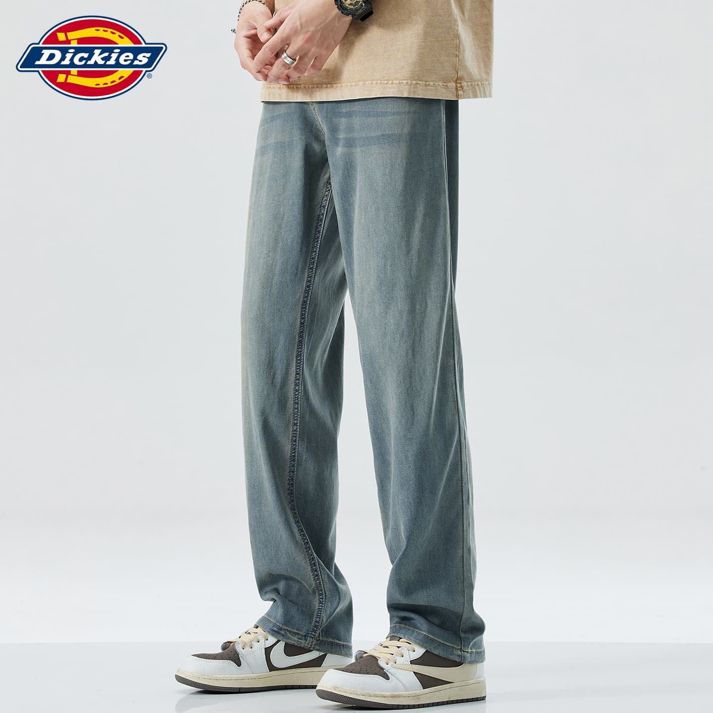 Штаны Dickies Винтажные синие унисекс джинсы - изображение 5
