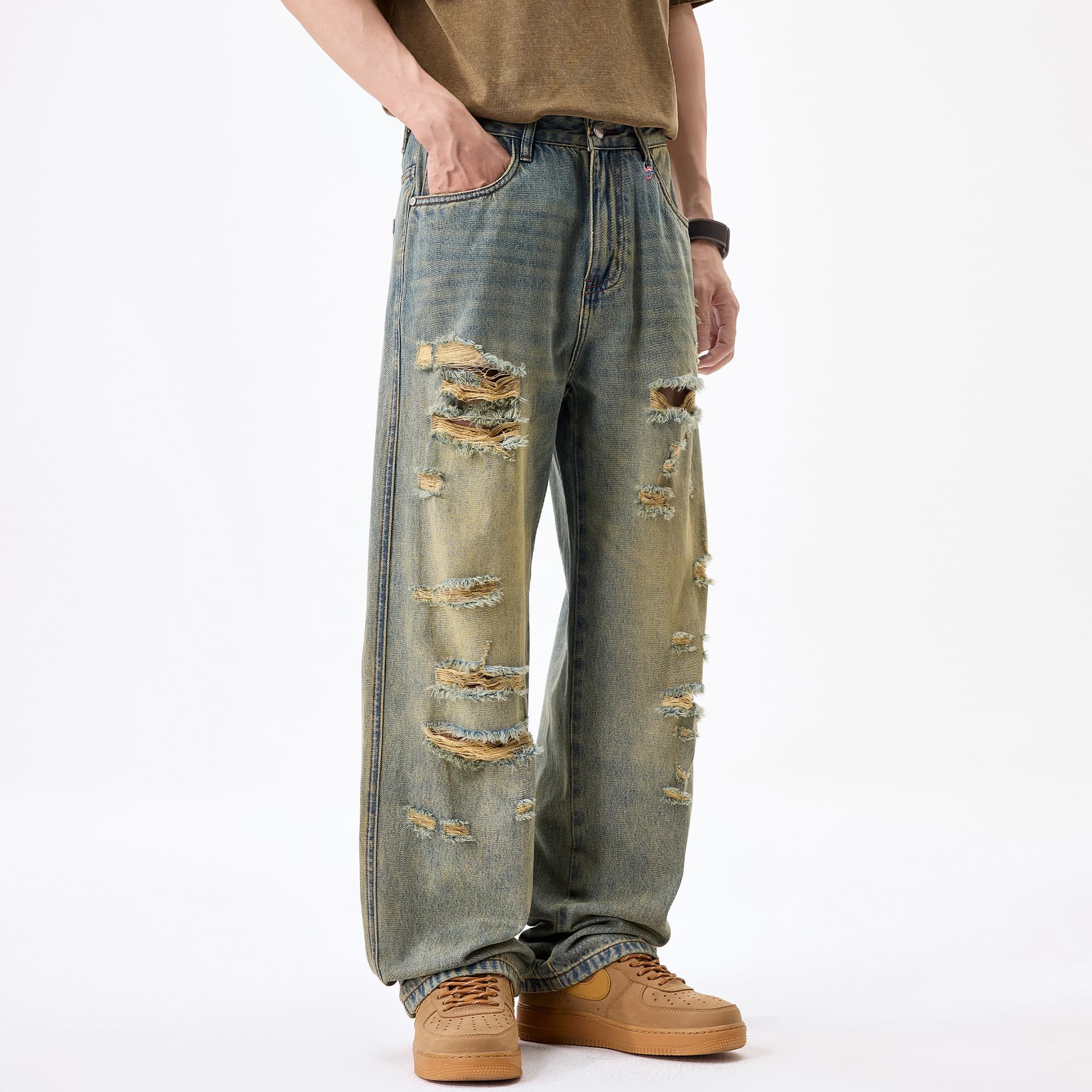 Штаны Dickies Винтажные синие унисекс джинсы - изображение 2