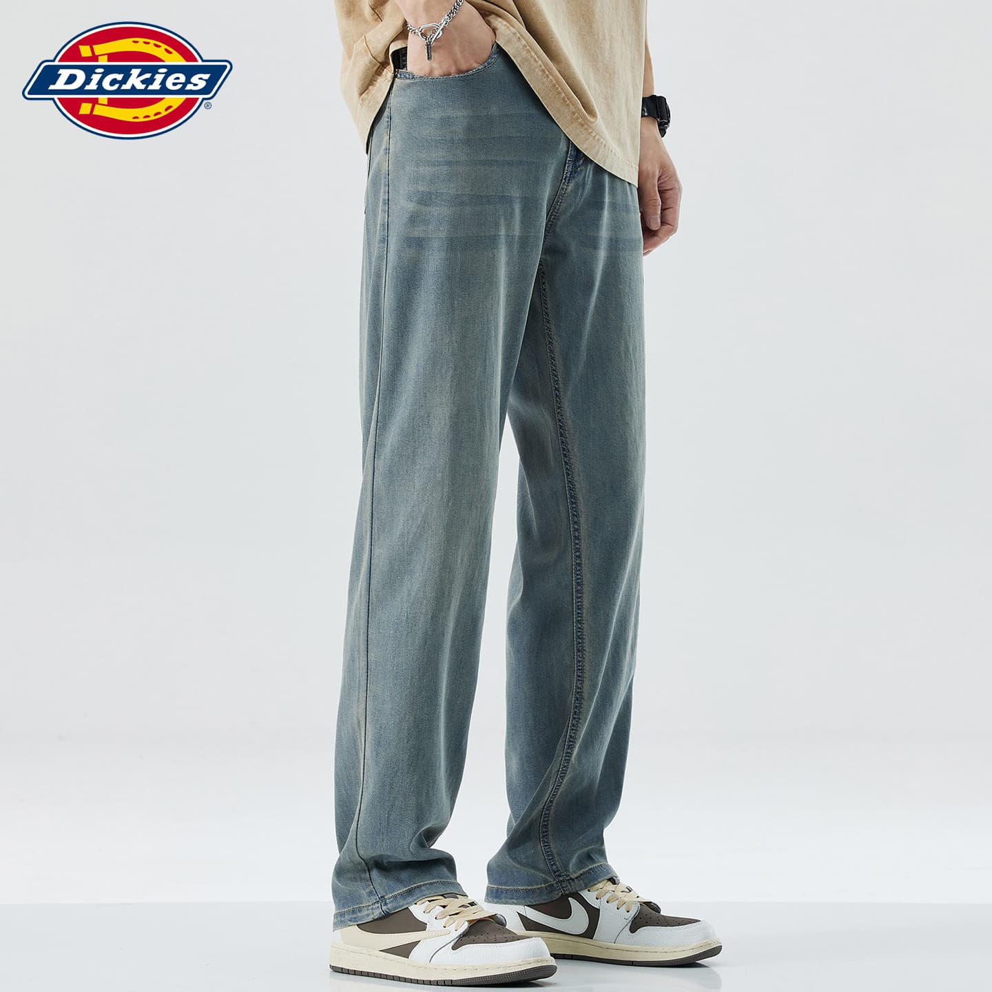 Штаны Dickies Винтажные синие унисекс джинсы - изображение 6