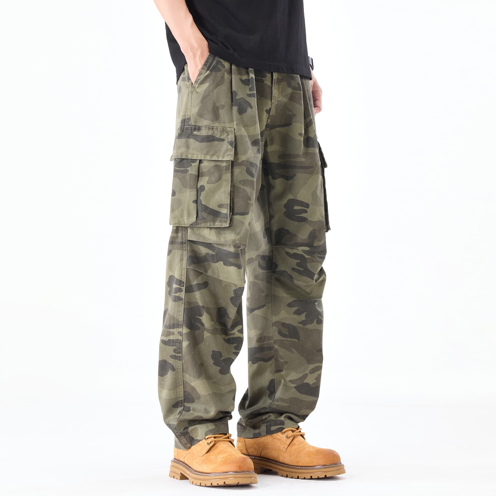 Штаны dickies Армейский зеленый камуфляж Унисекс Повседневные брюки - изображение 3
